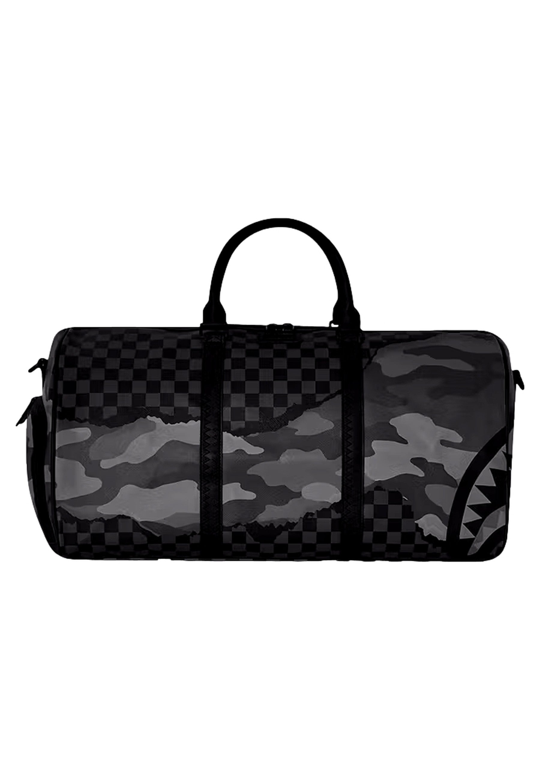 BOLSA SPRAYGROUND NEGRA SPLIT UP CAMO TEAR DUFFLE LARGE