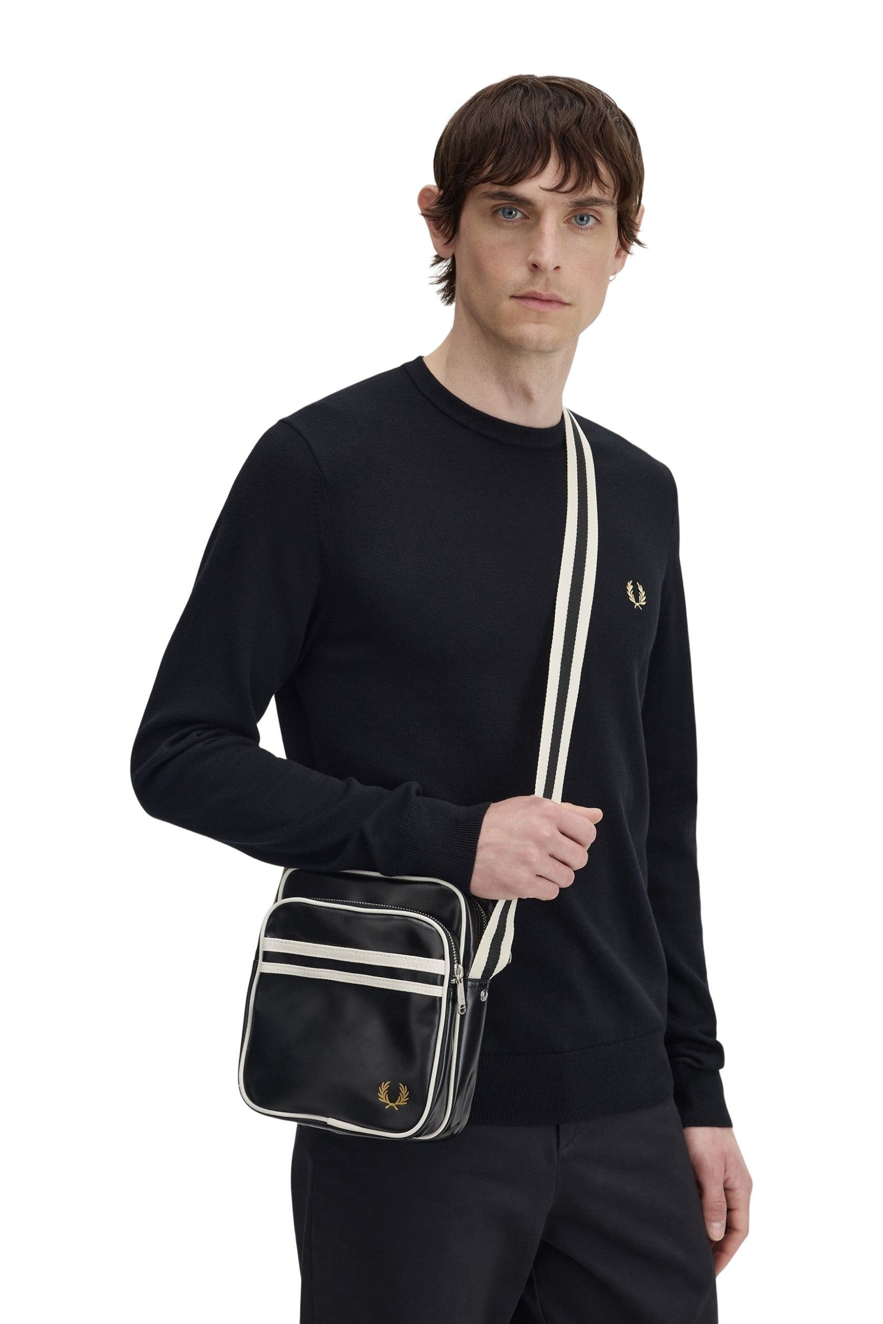 BOLSO FRED PERRY NEGRO CLASSIC SIDE BAG