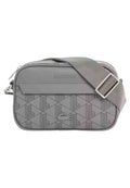 BOLSO LACOSTE GRIS MONOGRAM THE BLEND MESSENGER BAG