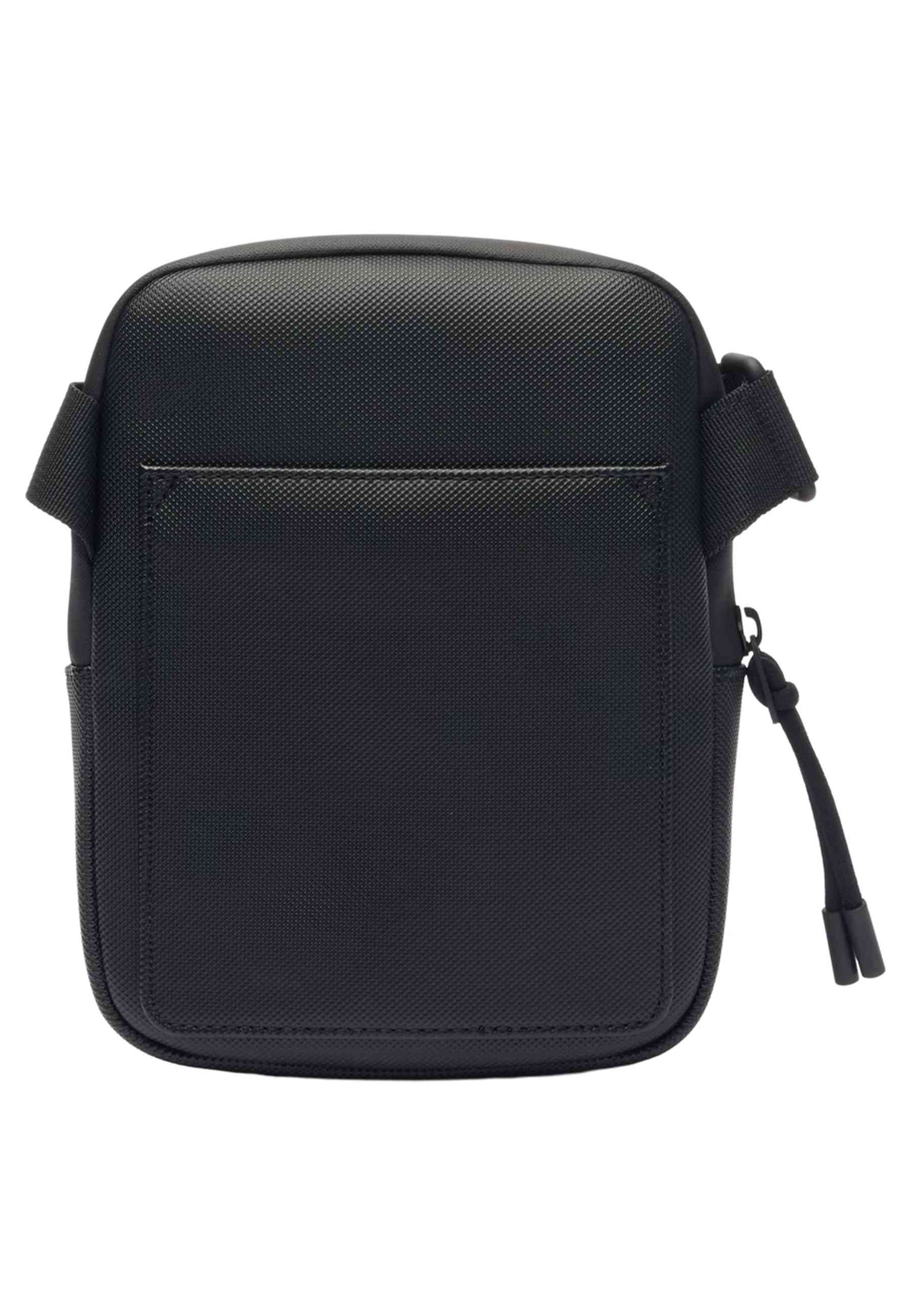 BOLSO LACOSTE LCST SLIMLINE MESSENGER BAG NEGRO