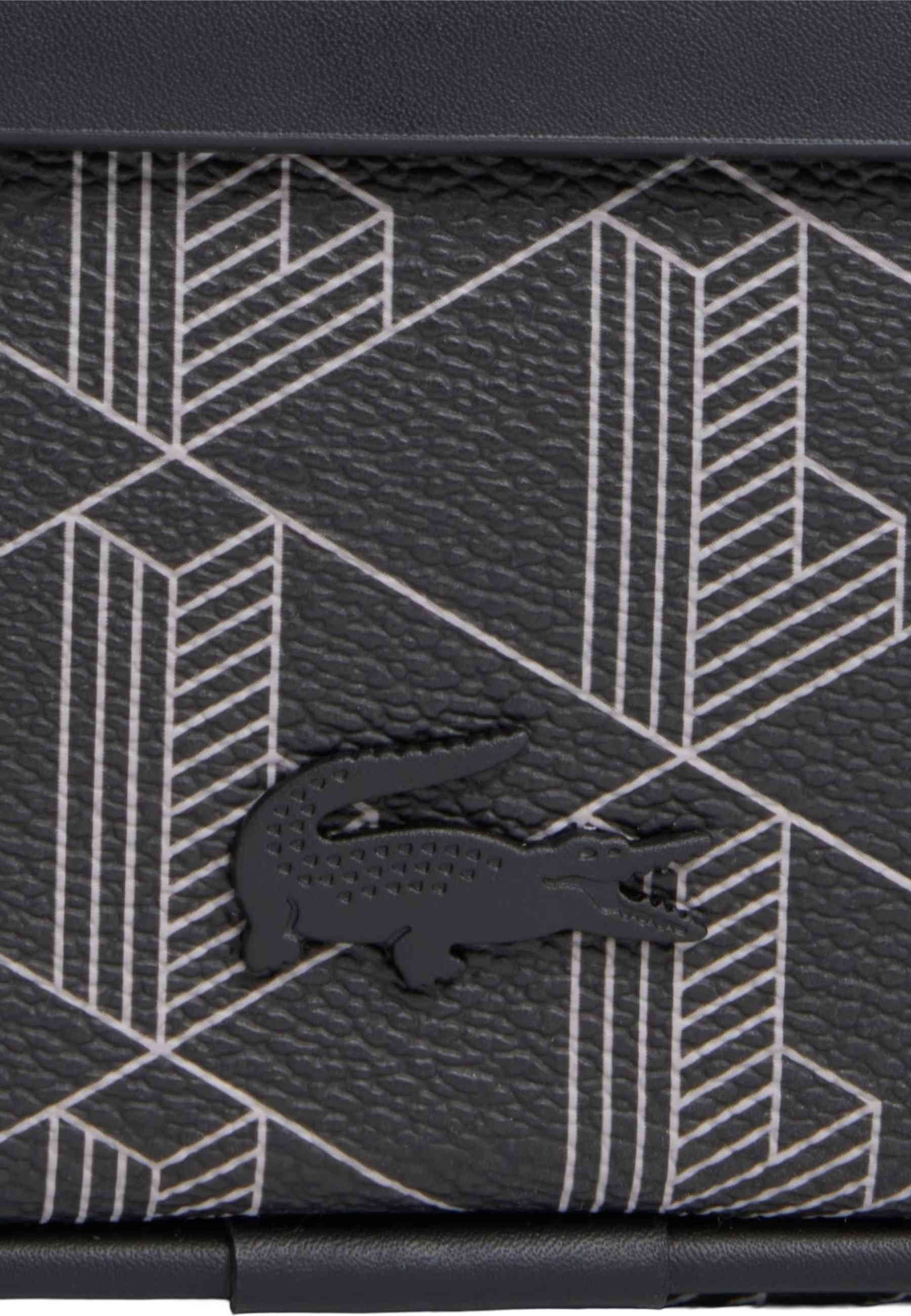 BOLSO LACOSTE MONOGRAM THE BLEND CAMERA BAG NEGRO