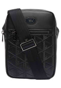 BOLSO LACOSTE NEGRO MONOGRAM MESSENGER BAG