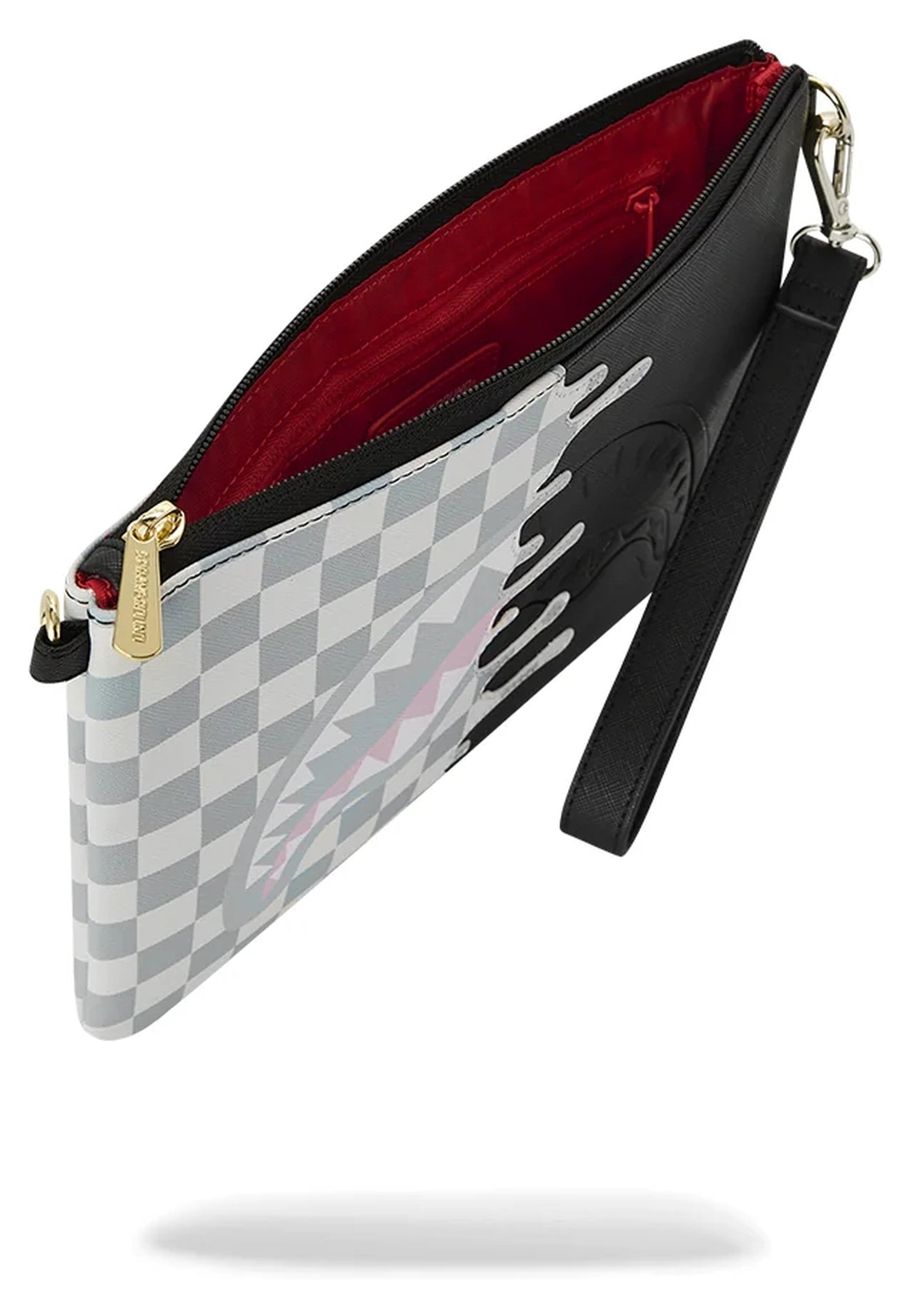 BOLSO SPRAYGROUND CREAM CHACK SIDE DRIP CROSSOVER CLUTCH
