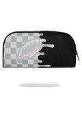 BOLSO SPRAYGROUND CREAM CHECK SIDE DRIP PENCIL POUCH