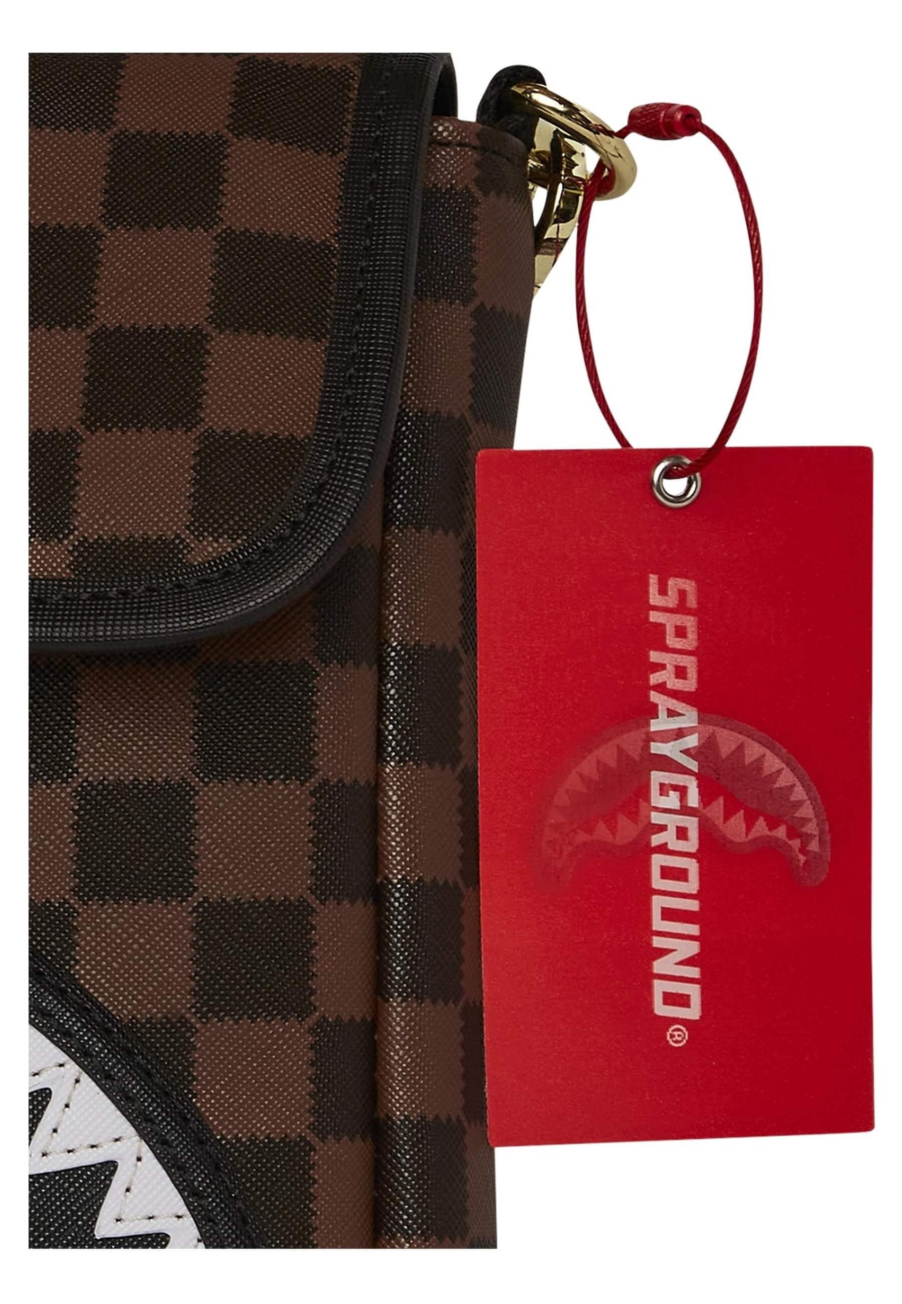 BOLSO SPRAYGROUND MARRON SAWTOOTH SHARKS IN PARIS MESSENGER SLING