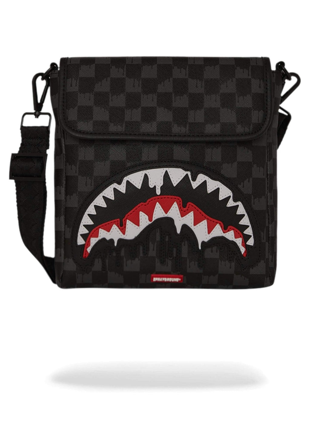 BOLSO SPRAYGROUND NEGRO DRIPPING SHARKS IN PARIS MESSENGER SLING - AREA ZERO