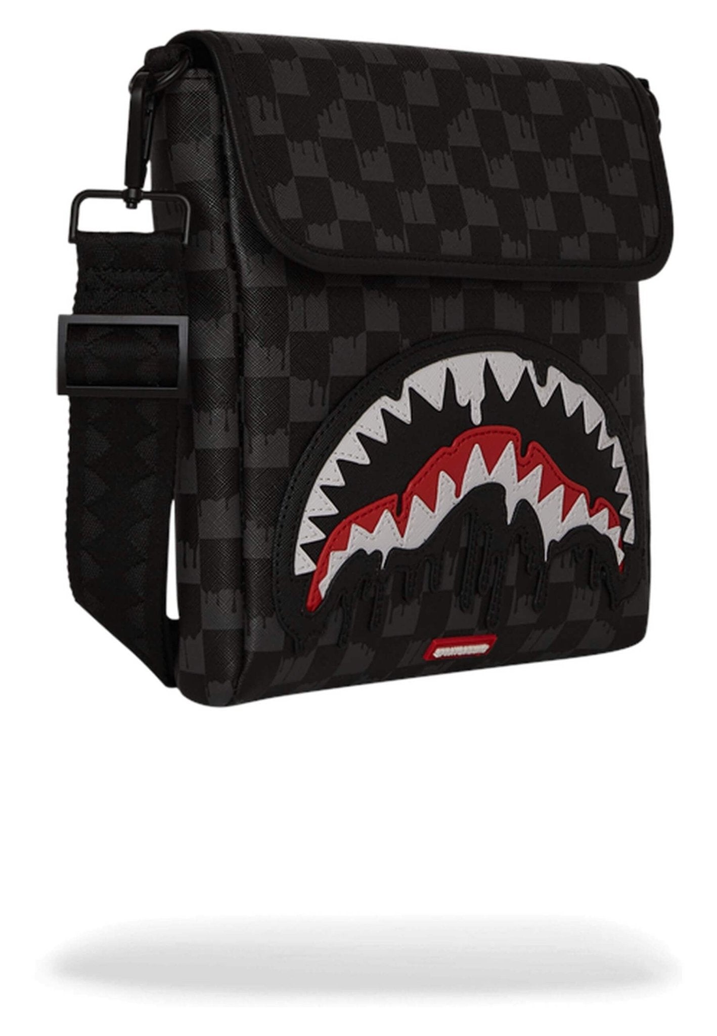 BOLSO SPRAYGROUND NEGRO DRIPPING SHARKS IN PARIS MESSENGER SLING - AREA ZERO