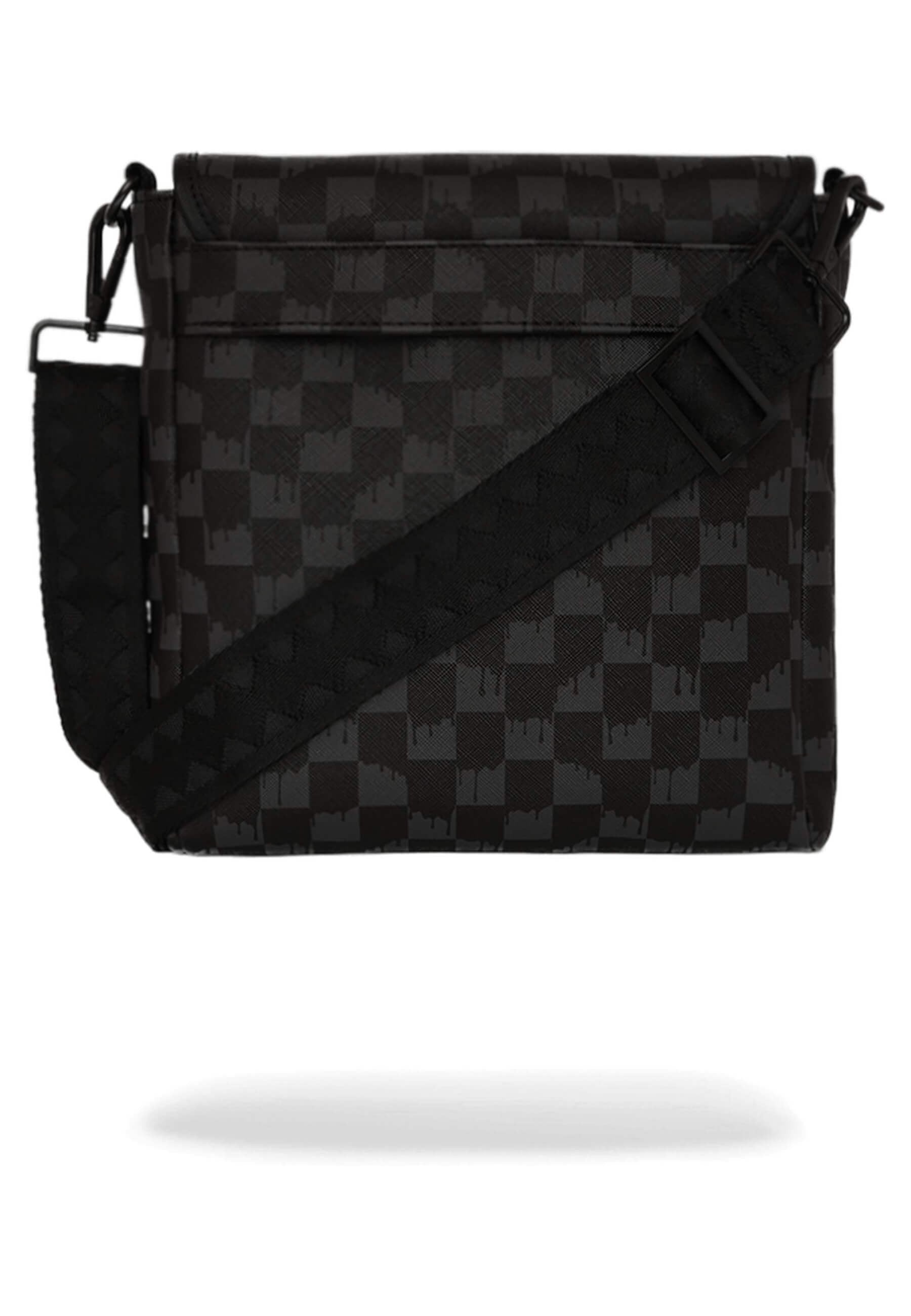 BOLSO SPRAYGROUND NEGRO DRIPPING SHARKS IN PARIS MESSENGER SLING