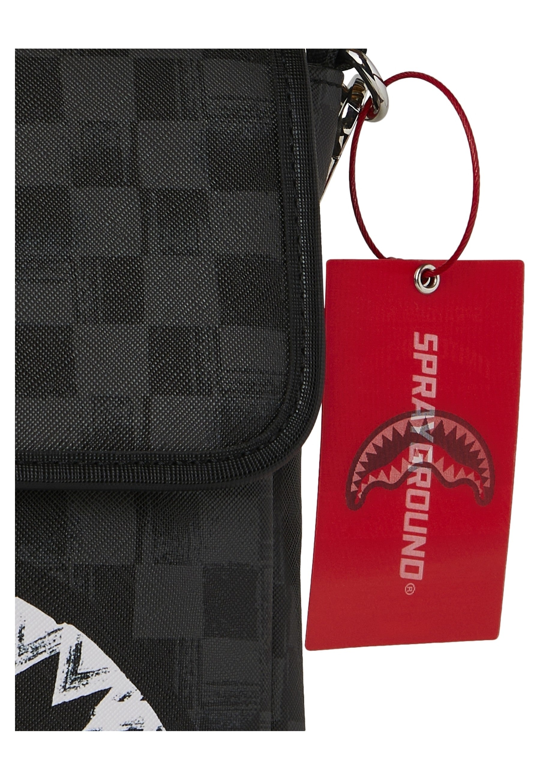 BOLSO SPRAYGROUND NEGRO SCRIBBLE SHARK MESSENGER BAG