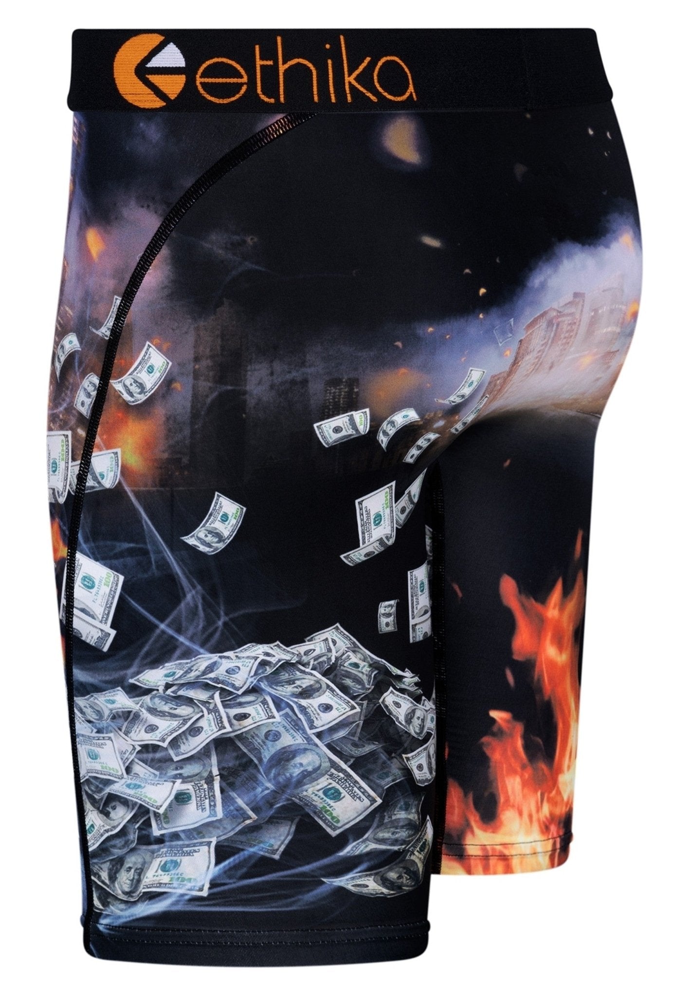 BOXER ETHIKA MONEYED ORANGE/BLACK - AREA ZERO