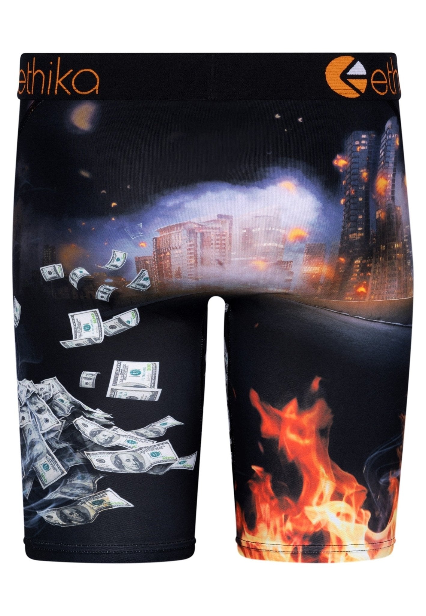 BOXER ETHIKA MONEYED ORANGE/BLACK - AREA ZERO