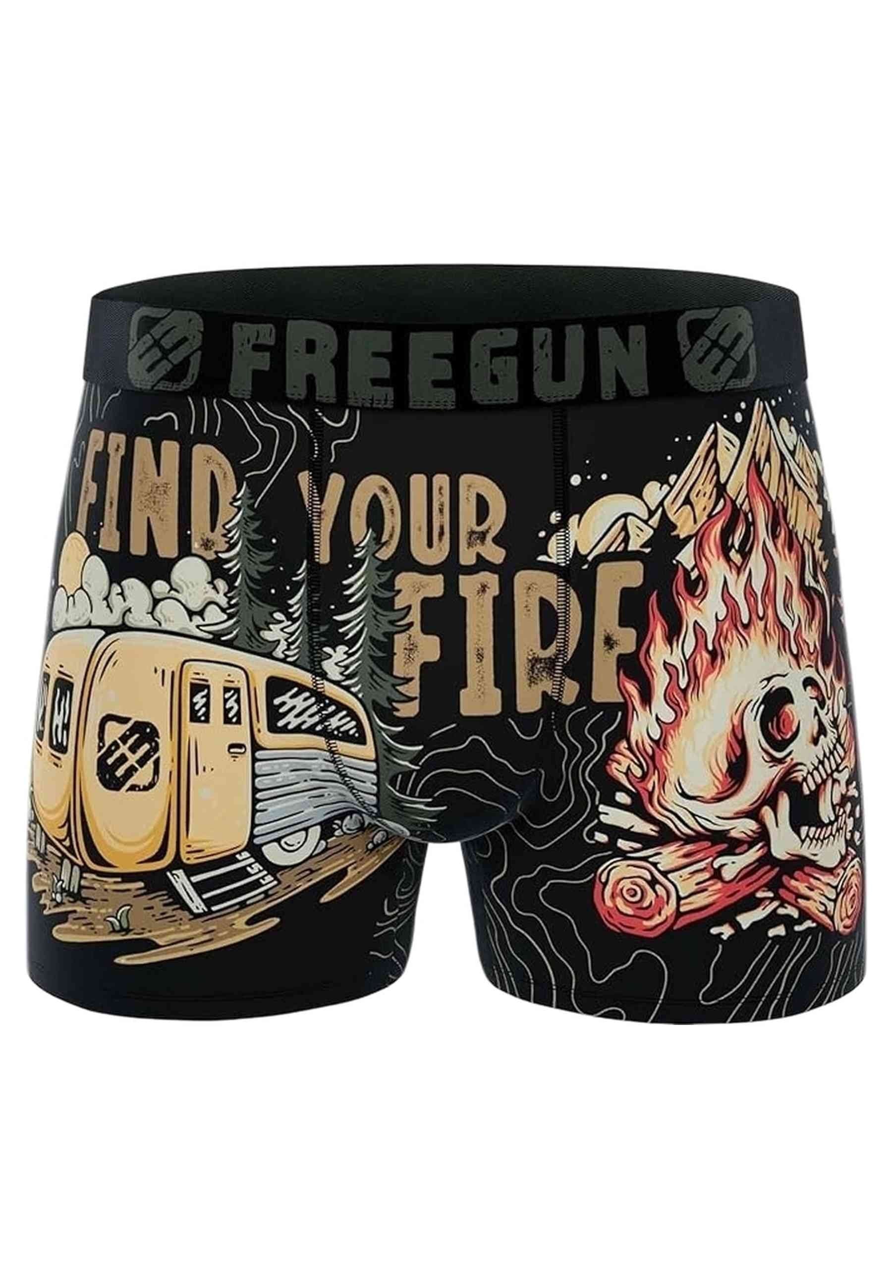BOXER FREEGUN AMARILLO FIREMAN STANDARD LENGHT TRUNK