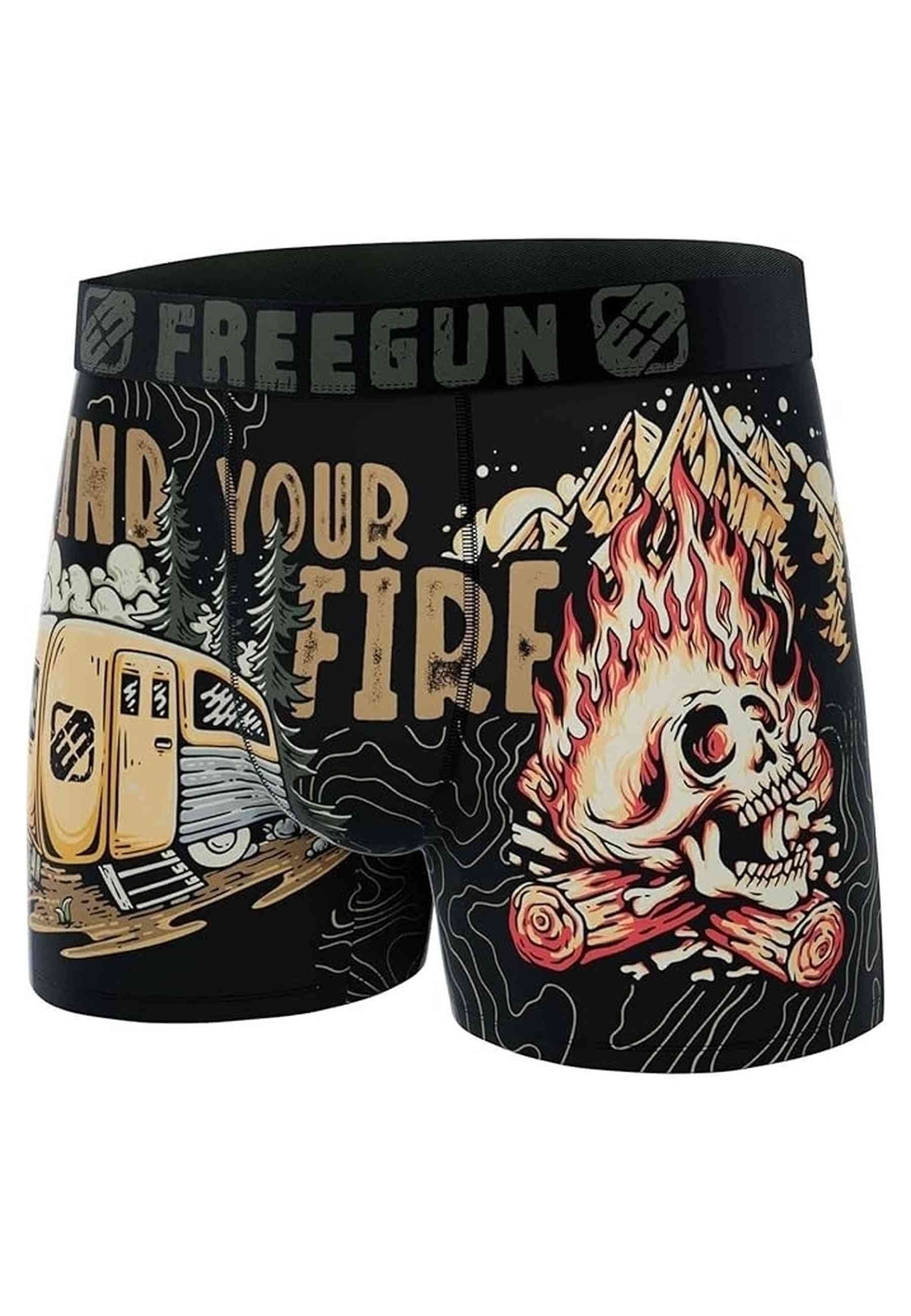 BOXER FREEGUN AMARILLO FIREMAN STANDARD LENGHT TRUNK