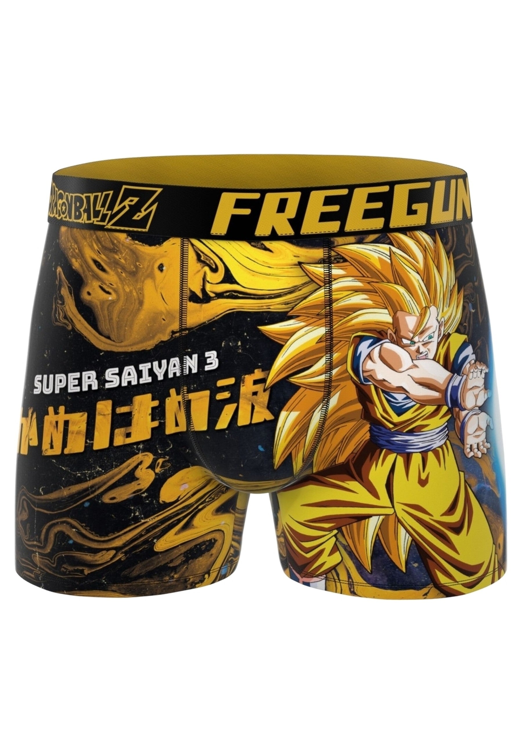 BOXER FREEGUN AMARILLO GOKU SS3 KAM STANDARD LENGTH TRUNK