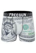 BOXER FREEGUN GRIS 100 DOLLARS STANDARD LENGHT TRUNK