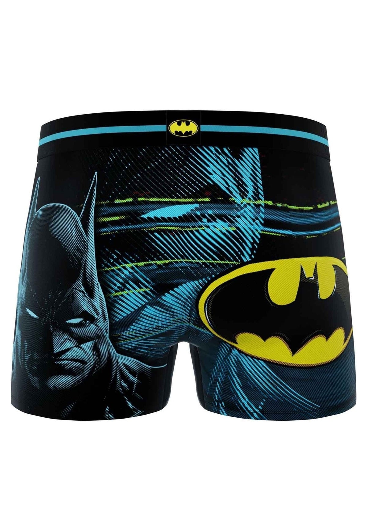 BOXER FREEGUN NEGRO BATMAN CLASSIC LOGO STANDARD LENGHT TRUNK