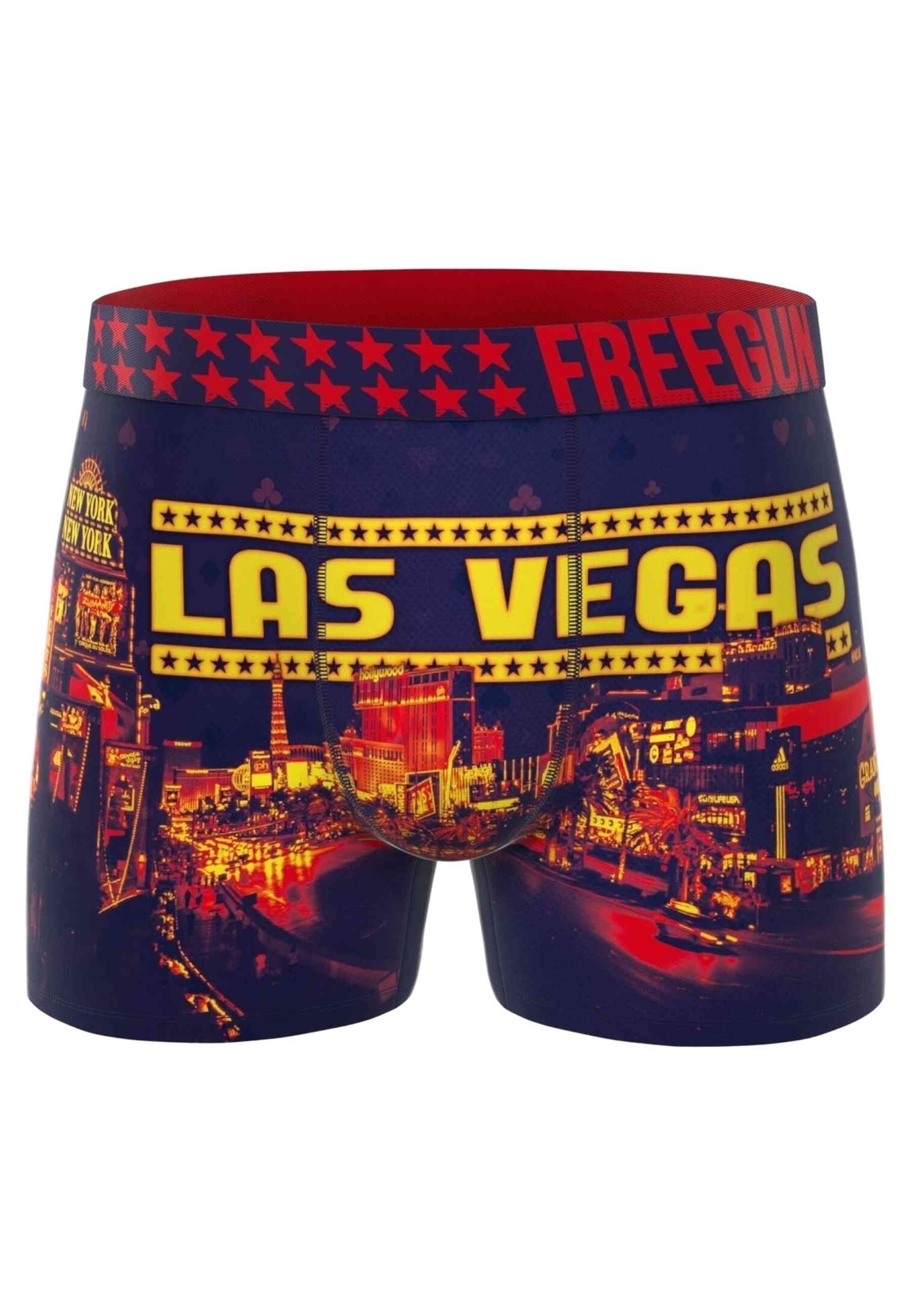 BOXER FREEGUN NEGRO LAS VEGAS STRIP STANDARD LENGHT TRUNK