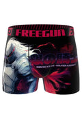 BOXER FREEGUN NEGRO SILVER KNIGHT STANDARD LENGHT TRUNK