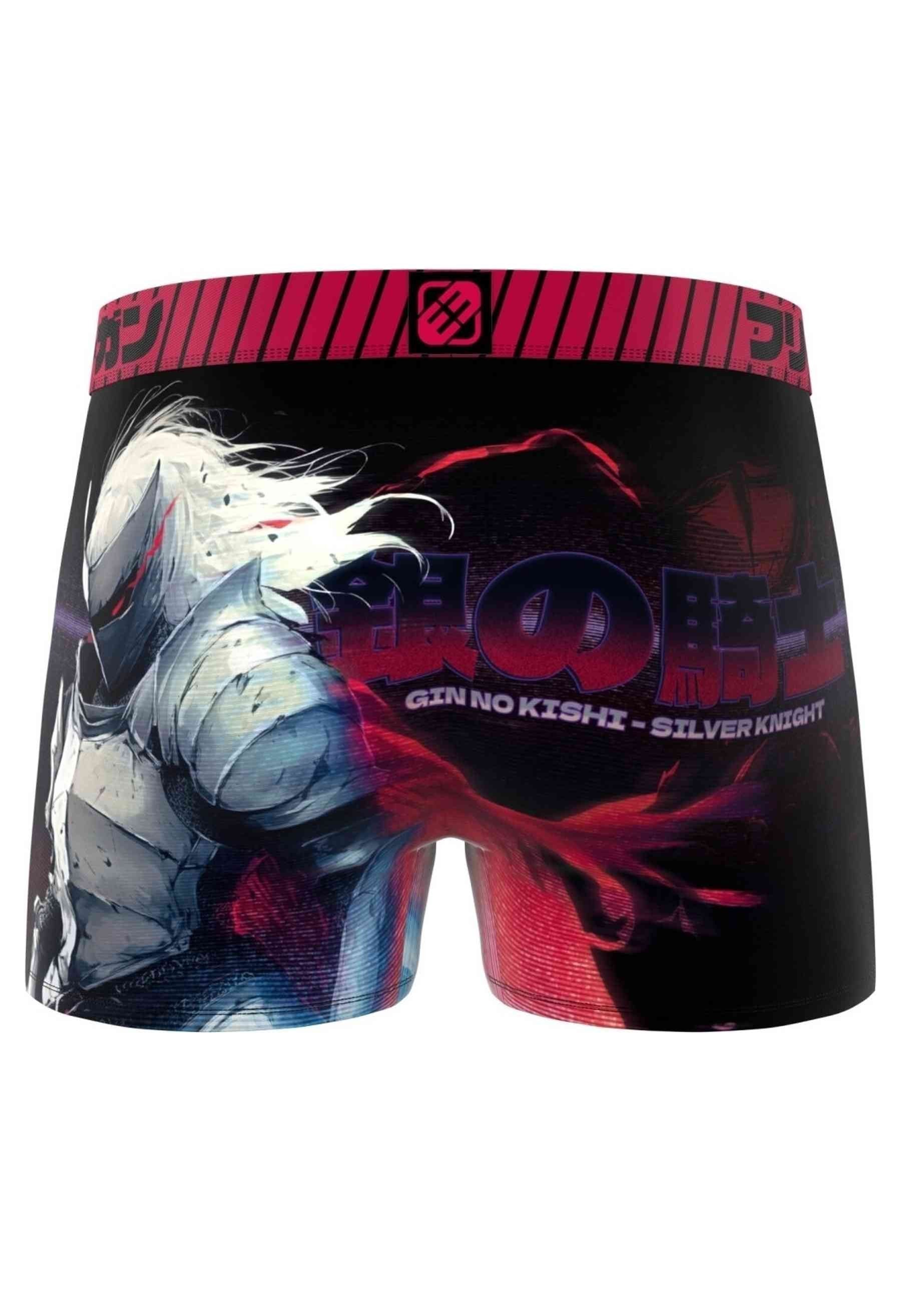 BOXER FREEGUN NEGRO SILVER KNIGHT STANDARD LENGHT TRUNK