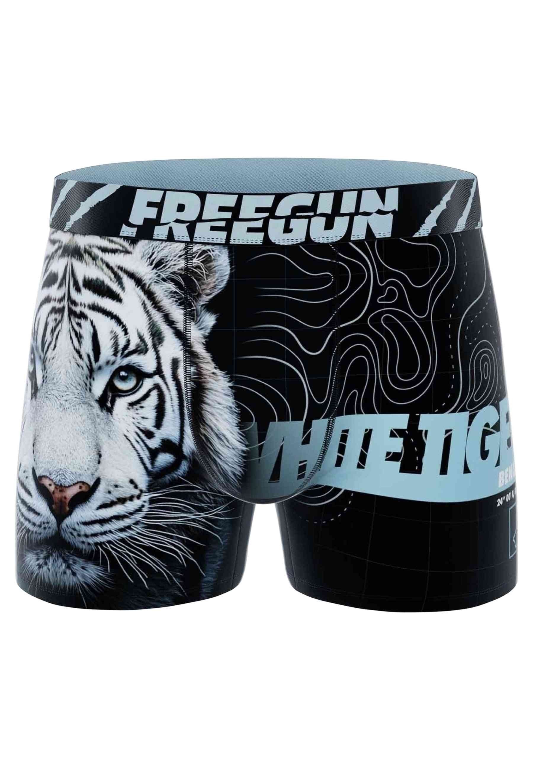 BOXER FREEGUN NEGRO WHITE TIGER WHI STANDARD LENGTH TRUNK