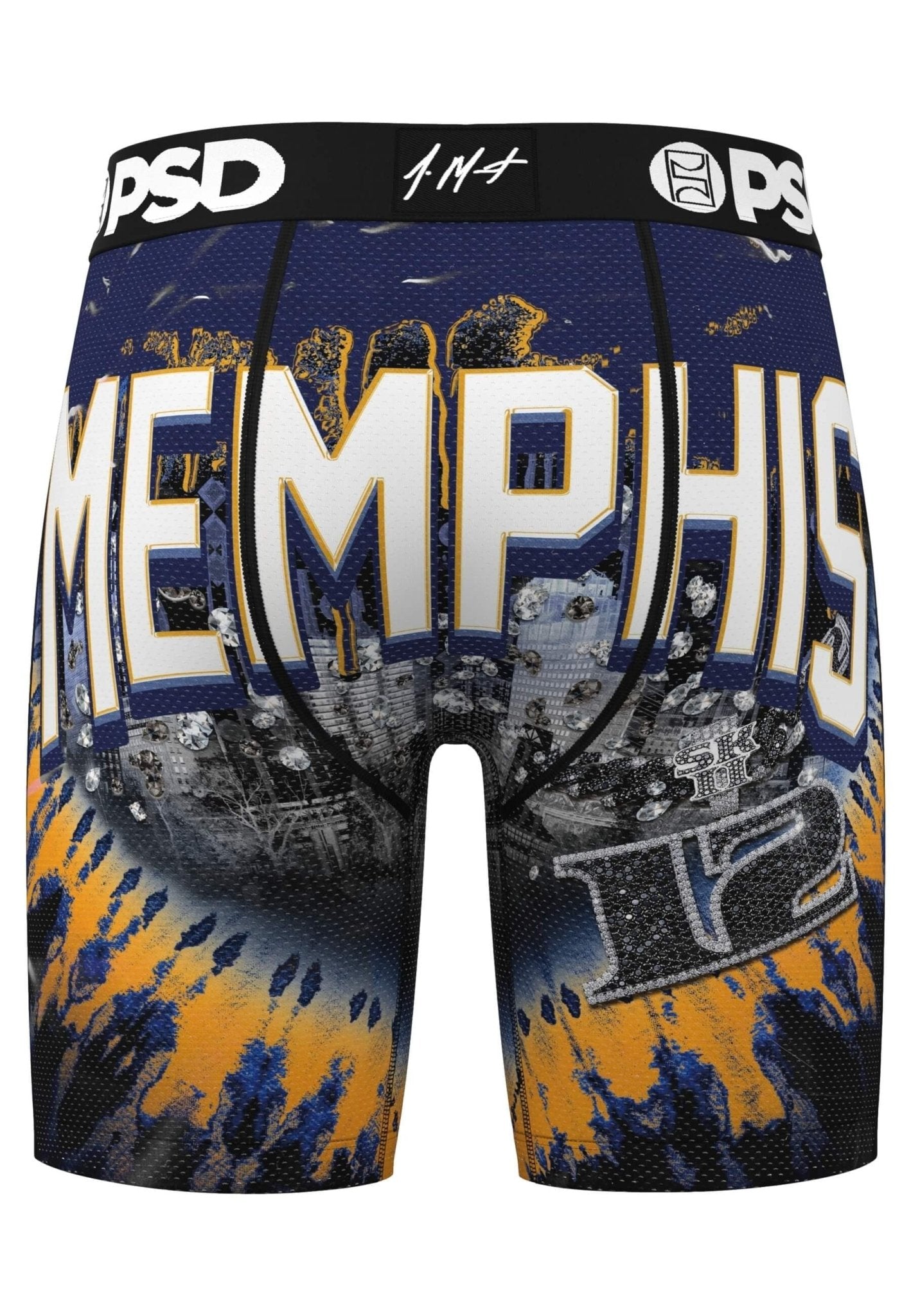 BOXER PSD AZUL JA MORANT MENPHIS STANDARD LENGHT BRIEF - AREA ZERO