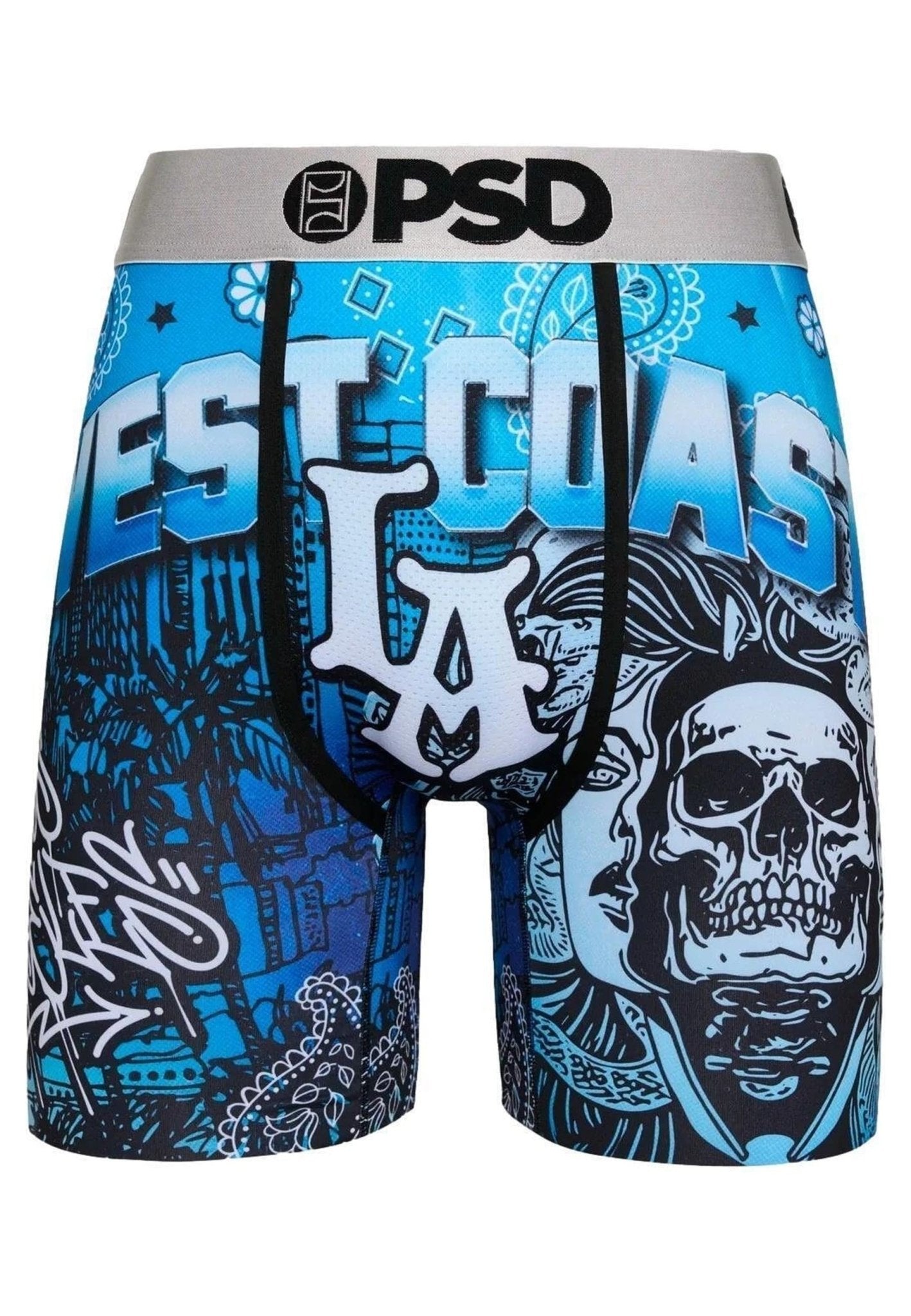 BOXER PSD AZUL WEST COAST LOST ANGEL CORE FIT LENGHT - AREA ZERO