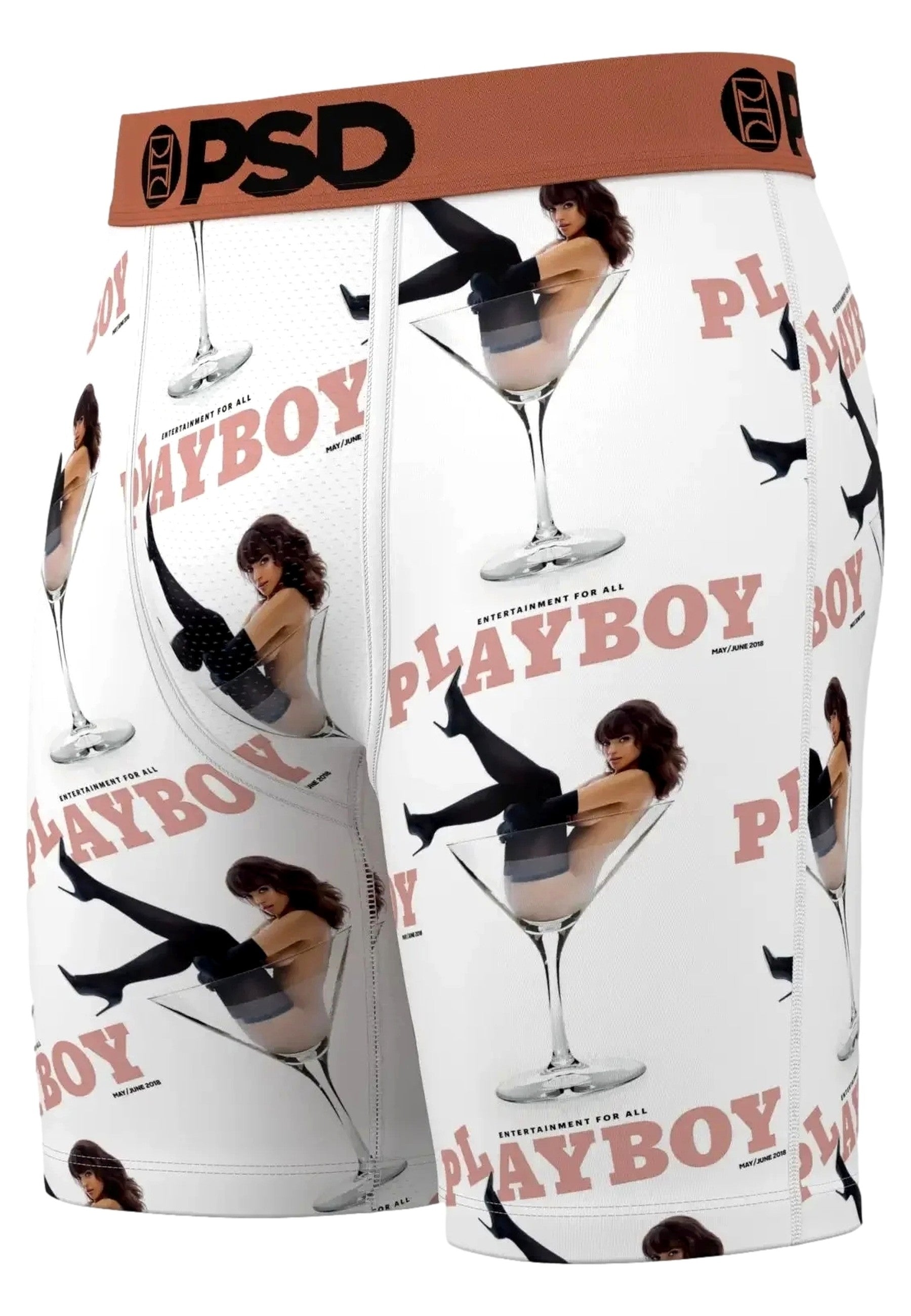 BOXER PSD BLANCO PLAYBOY MARTINI GIRL CORE FIT LENGHT