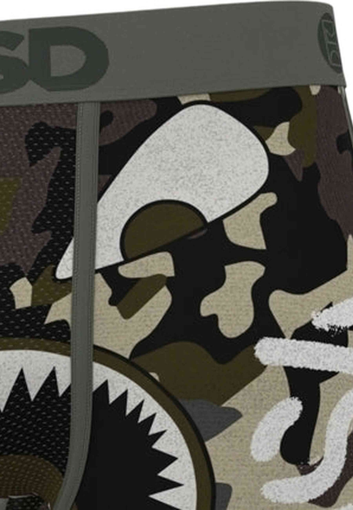 BOXER PSD GRIS CAMUFLAJE WF COMMANDO STANDARD LENGTH TRUNK