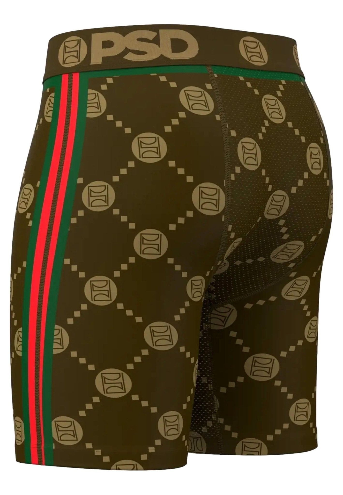 BOXER PSD MARRON CUADROS EMBLEM LUX STANDARD LENGHT BRIEF - AREA ZERO