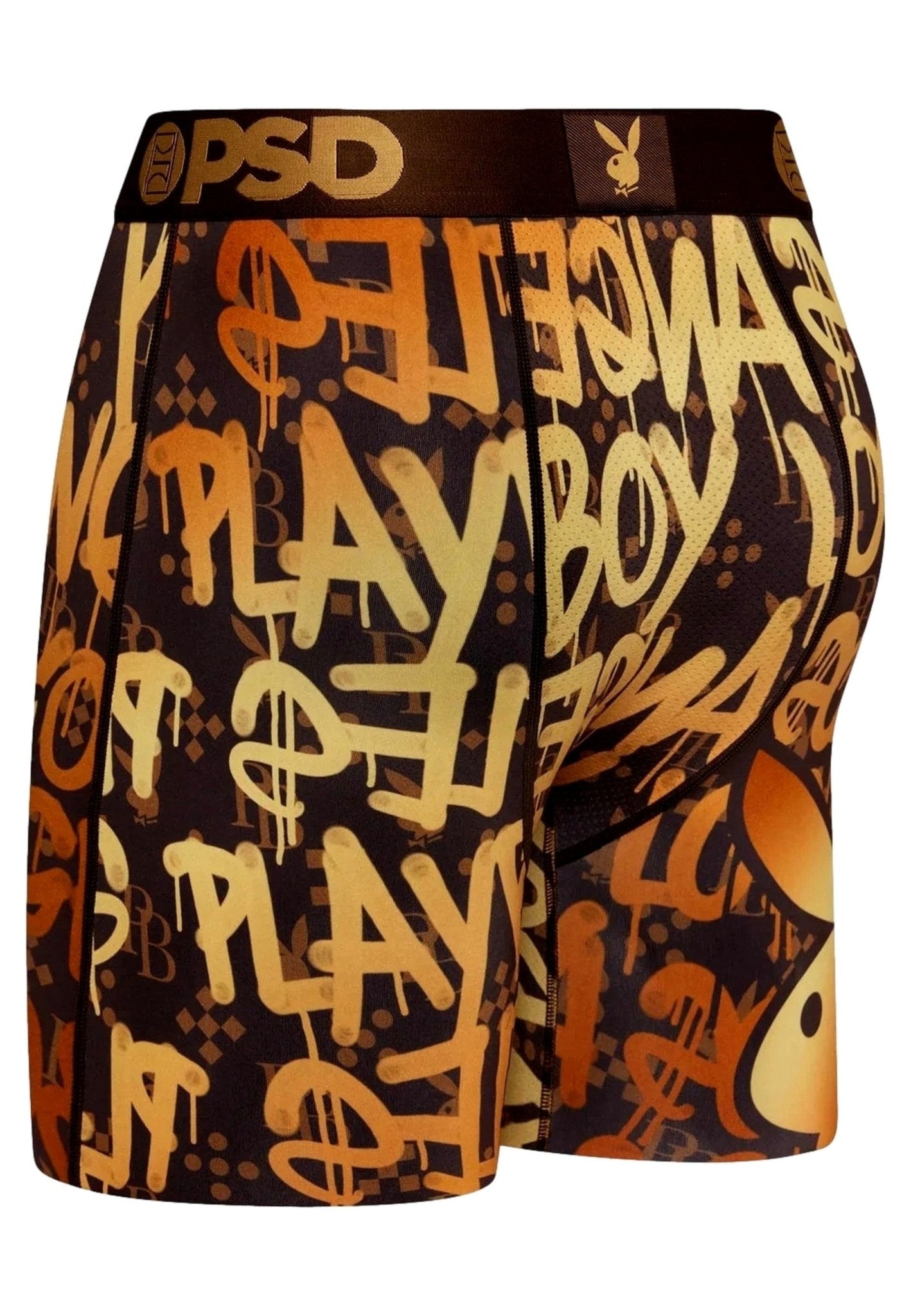 BOXER PSD MARRON PLAYBOY GOLDEN GRAFITTI CORE FIT LENGHT - AREA ZERO
