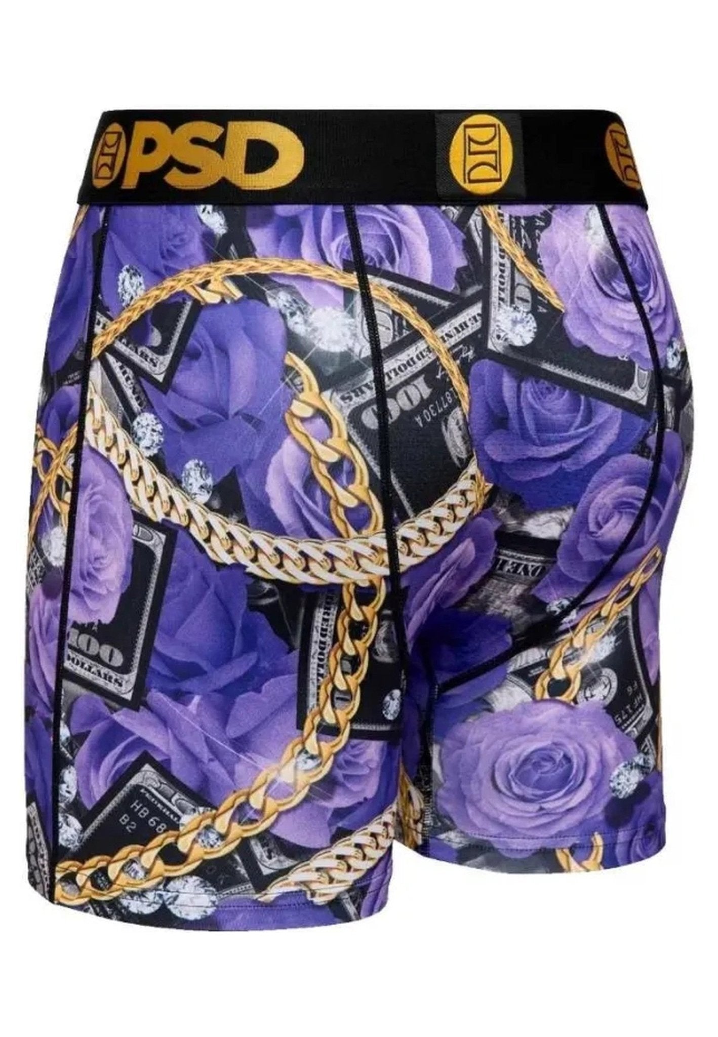 BOXER PSD MORADO FLORES RICH ROSES CORE FIT LENGHT - AREA ZERO