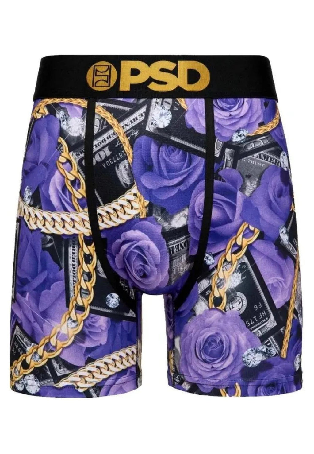 BOXER PSD MORADO FLORES RICH ROSES CORE FIT LENGHT - AREA ZERO
