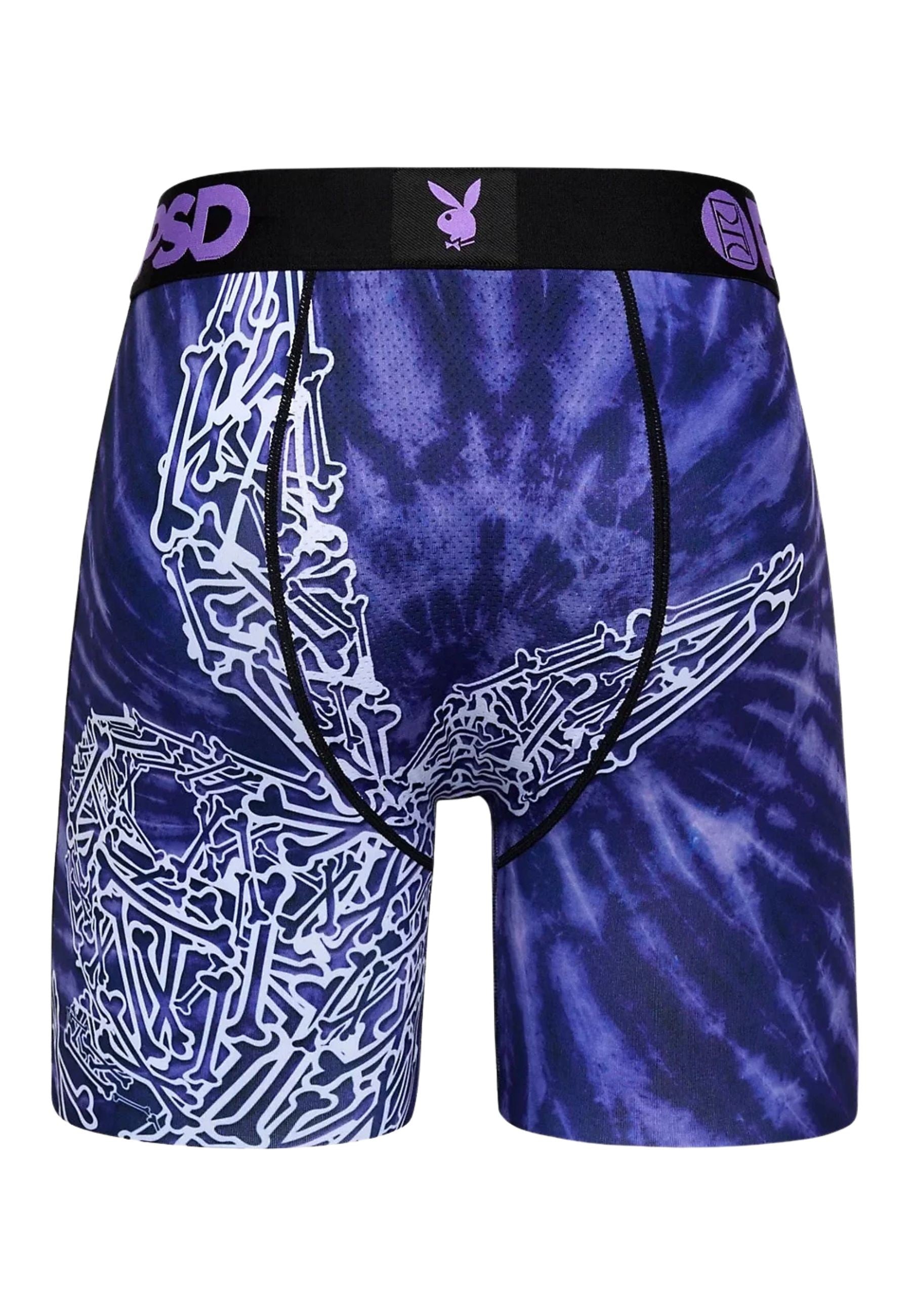 BOXER PSD MORADO LOGO PLAYBOY PB BONES MID TRUNK