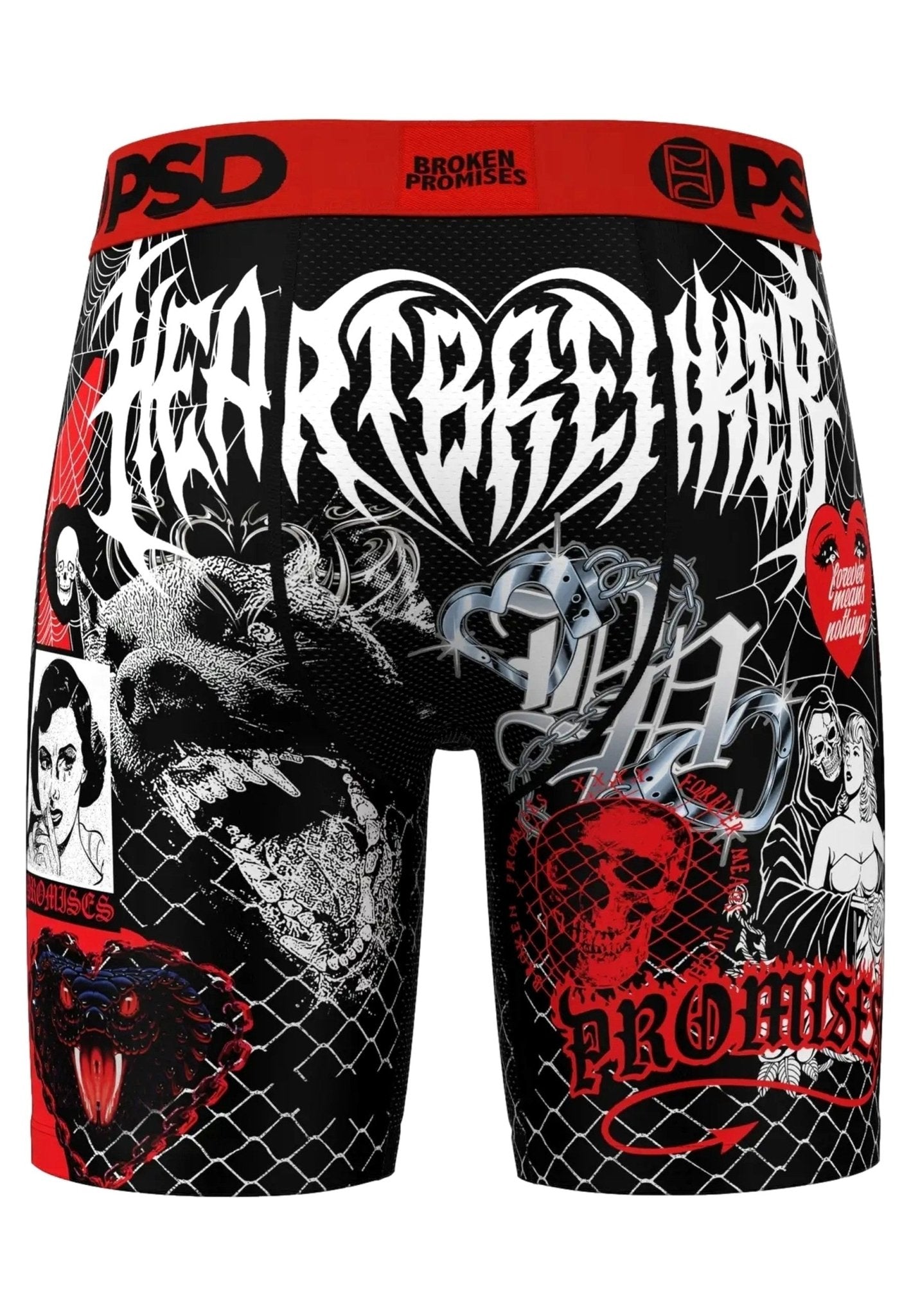 BOXER PSD NEGRO BROKEN PROMISES STANDARD LENGHT BRIEF - AREA ZERO