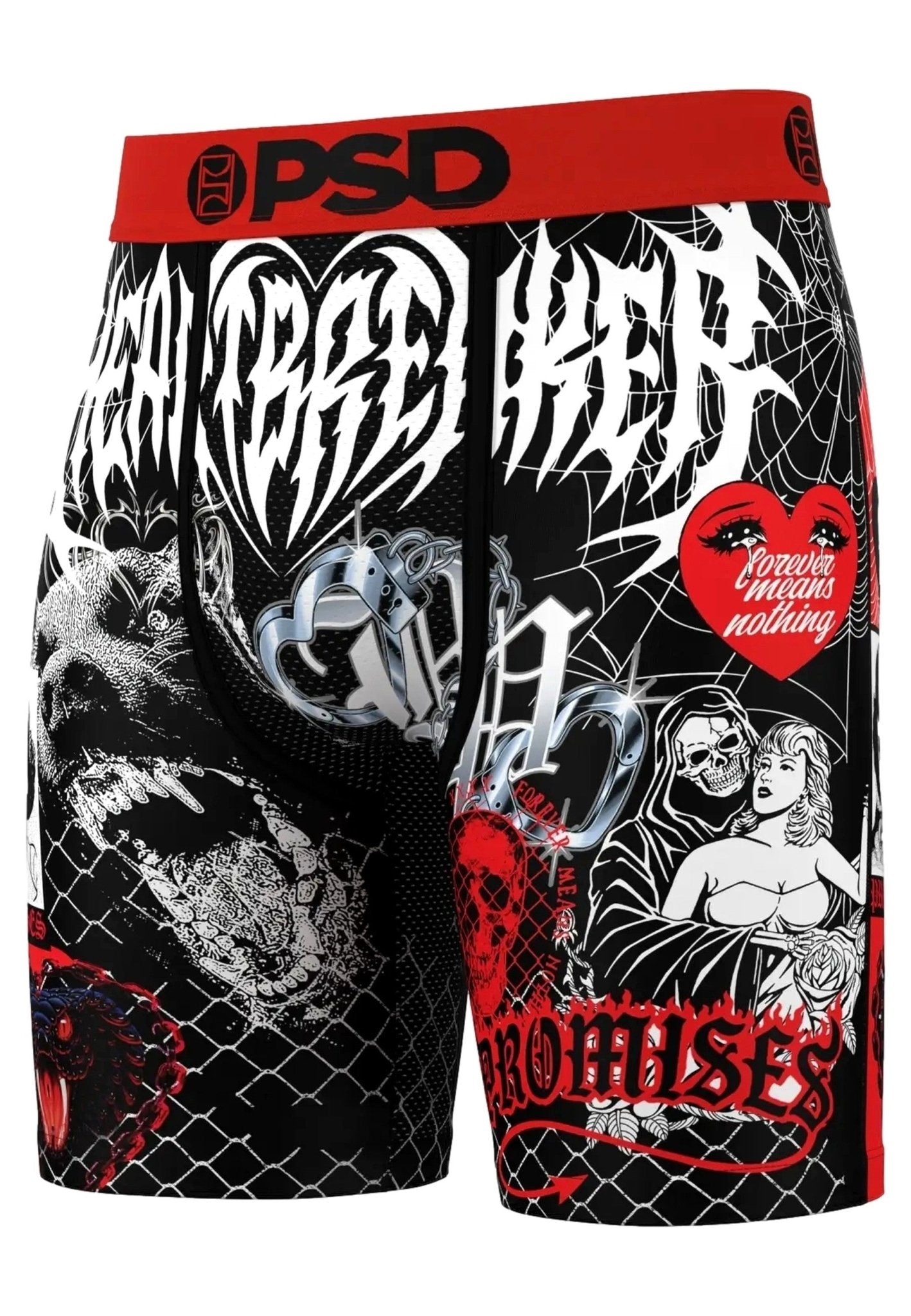 BOXER PSD NEGRO BROKEN PROMISES STANDARD LENGHT BRIEF - AREA ZERO