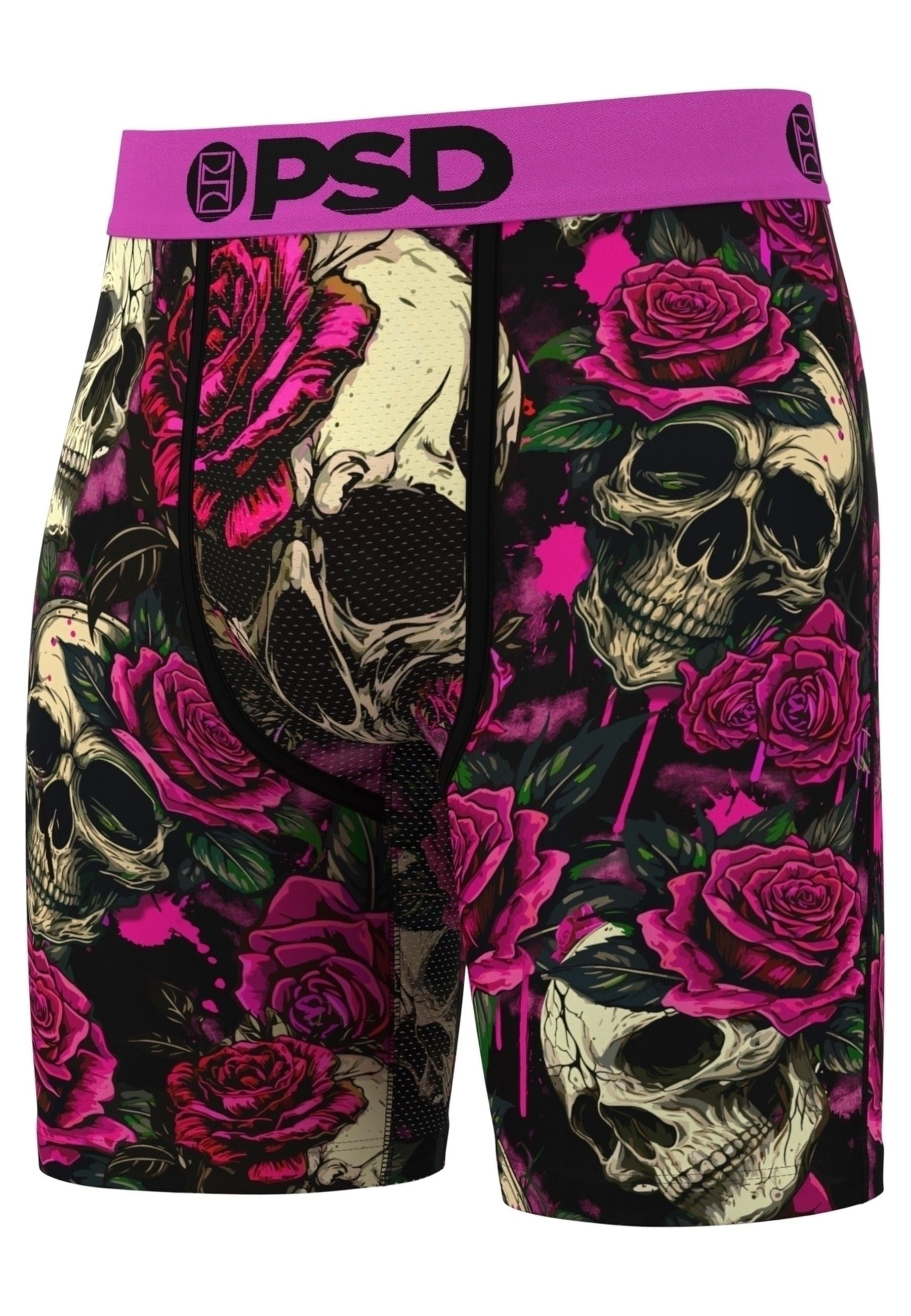 BOXER PSD NEGRO CALAVERAS GRIM ROSES CORE STANDARD BRIEF