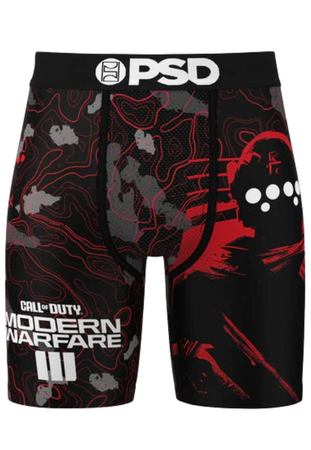 BOXER PSD NEGRO CALL OF DUTY CORE FIT LENGHT - AREA ZERO