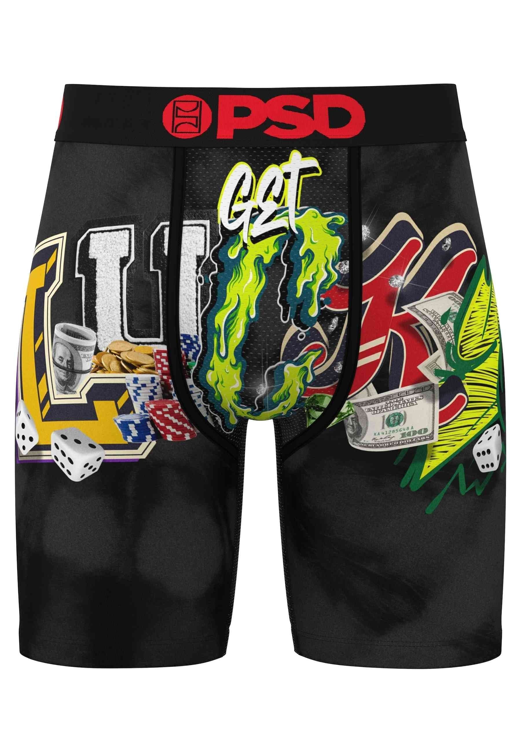 BOXER PSD NEGRO GRAFITTY GET LUCKY CORE FIT LENGHT