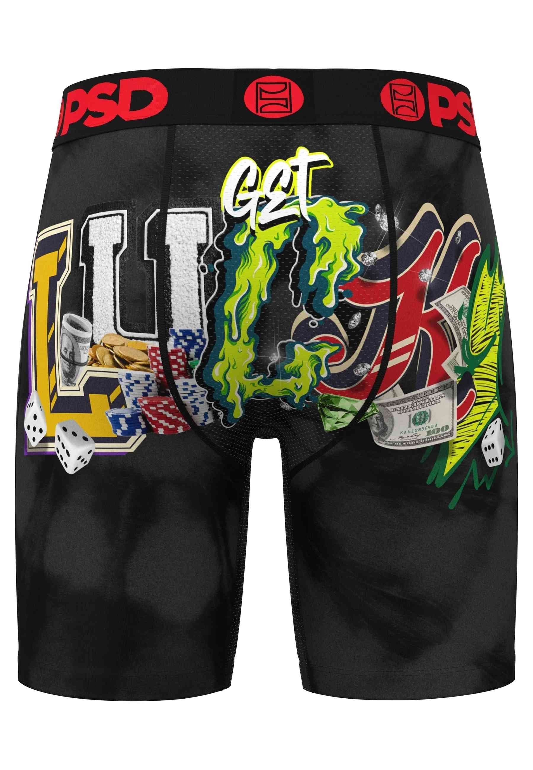 BOXER PSD NEGRO GRAFITTY GET LUCKY CORE FIT LENGHT