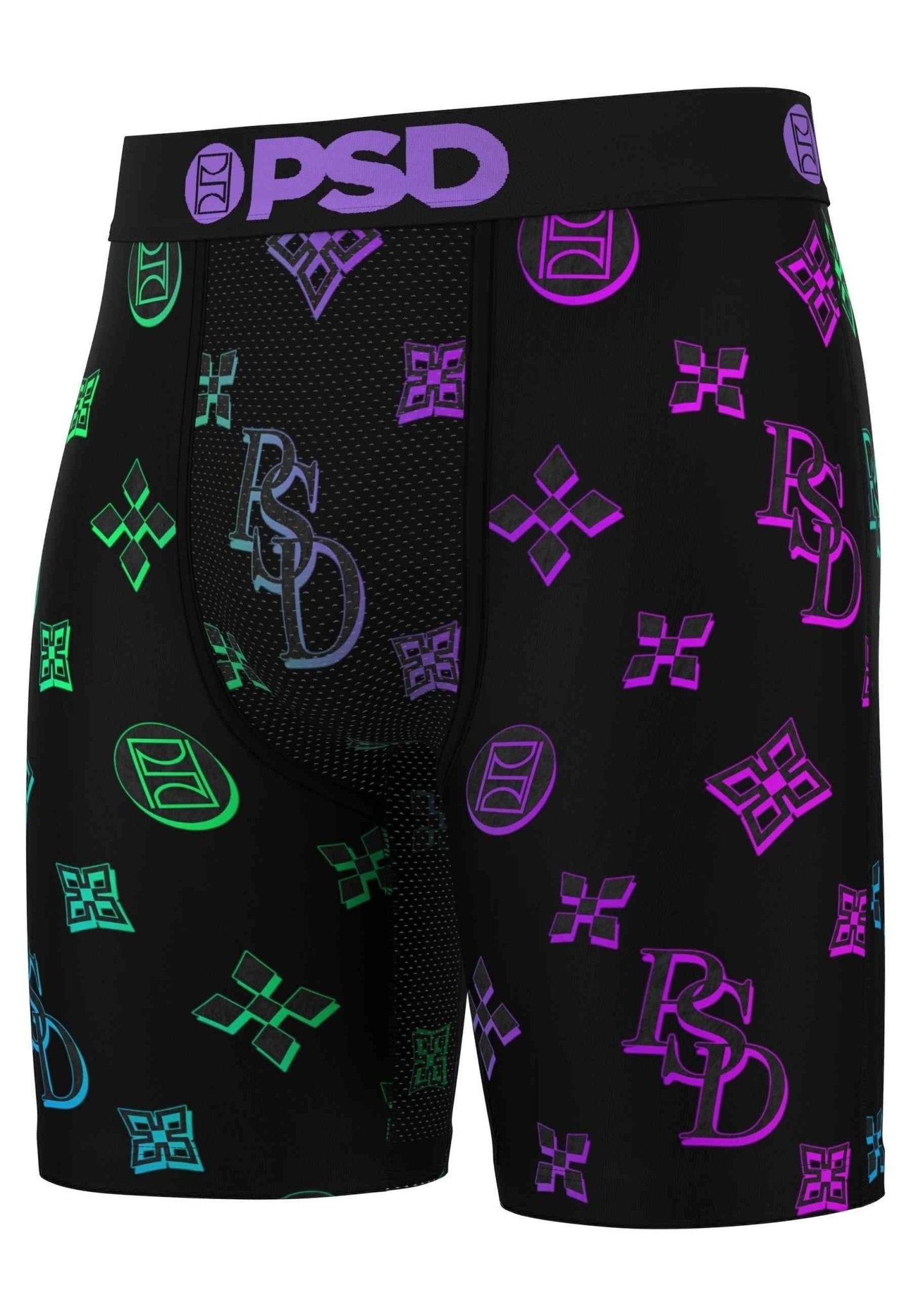 BOXER PSD NEGRO LOGOS LUXE ADORN CORE FIT LENGHT - AREA ZERO