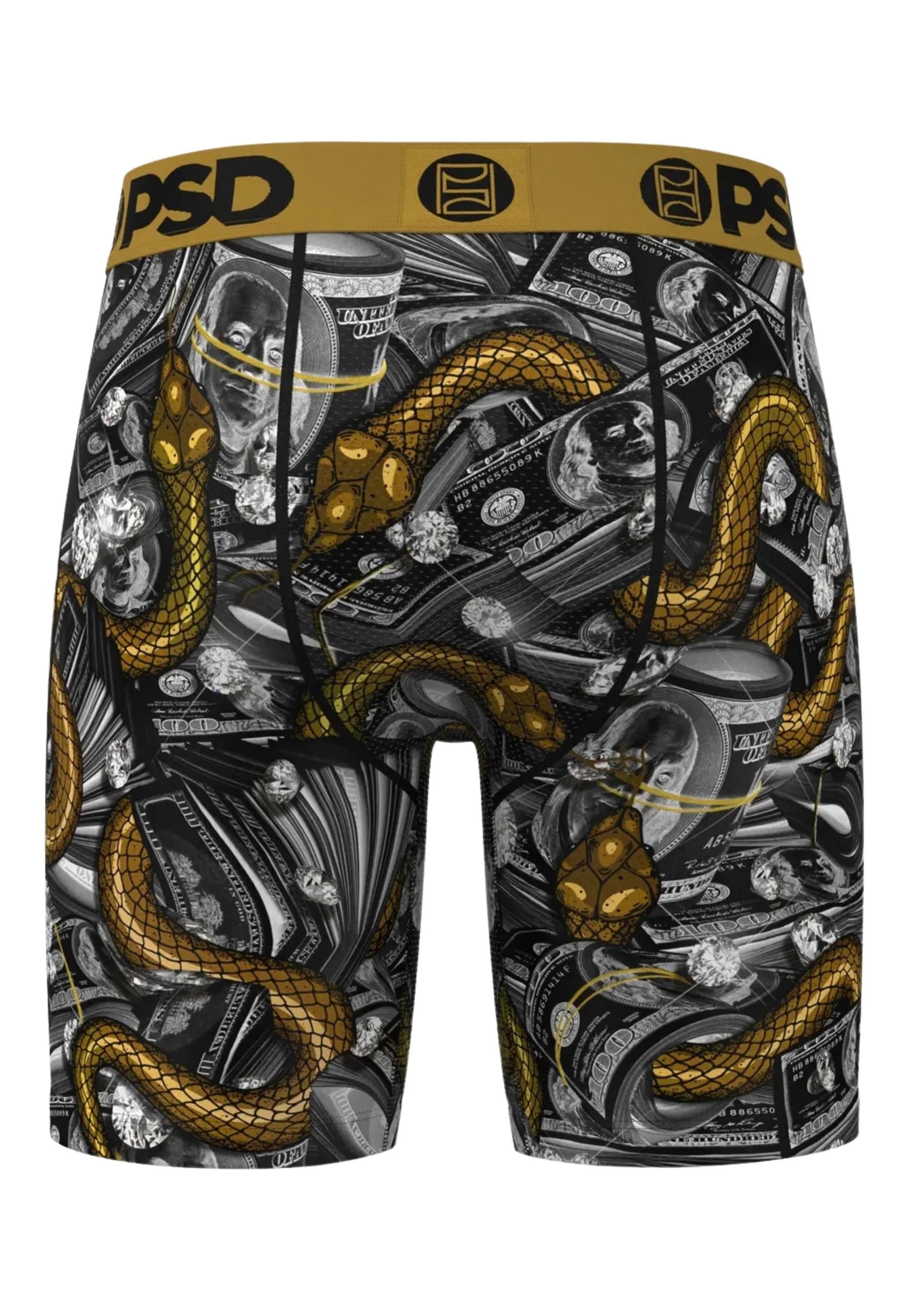 BOXER PSD NEGRO MAMBA MONEY STARDARD LENGHT BRIEF