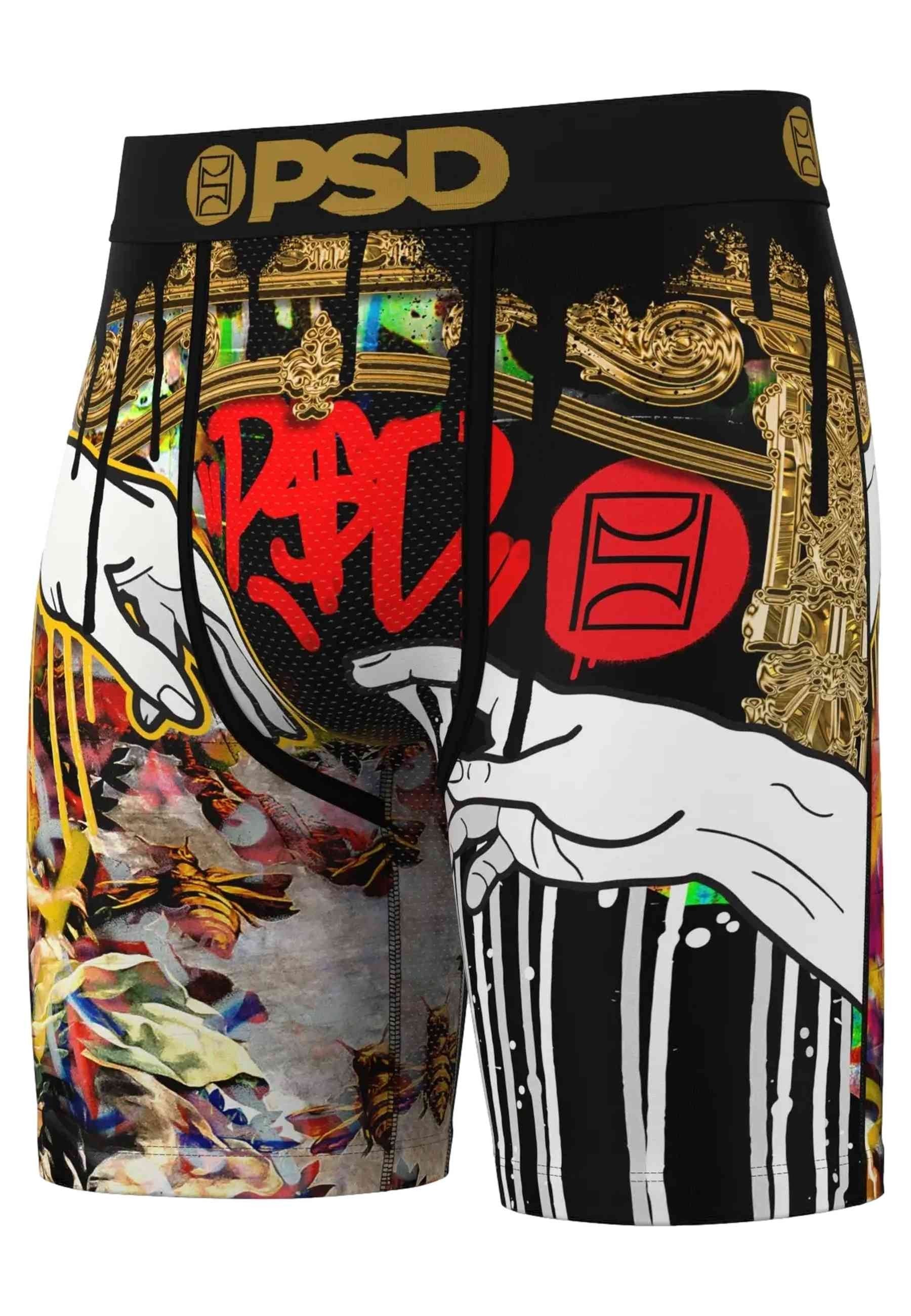 BOXER PSD NEGRO MANO FINGER DRIP CORE FIT LENGHT