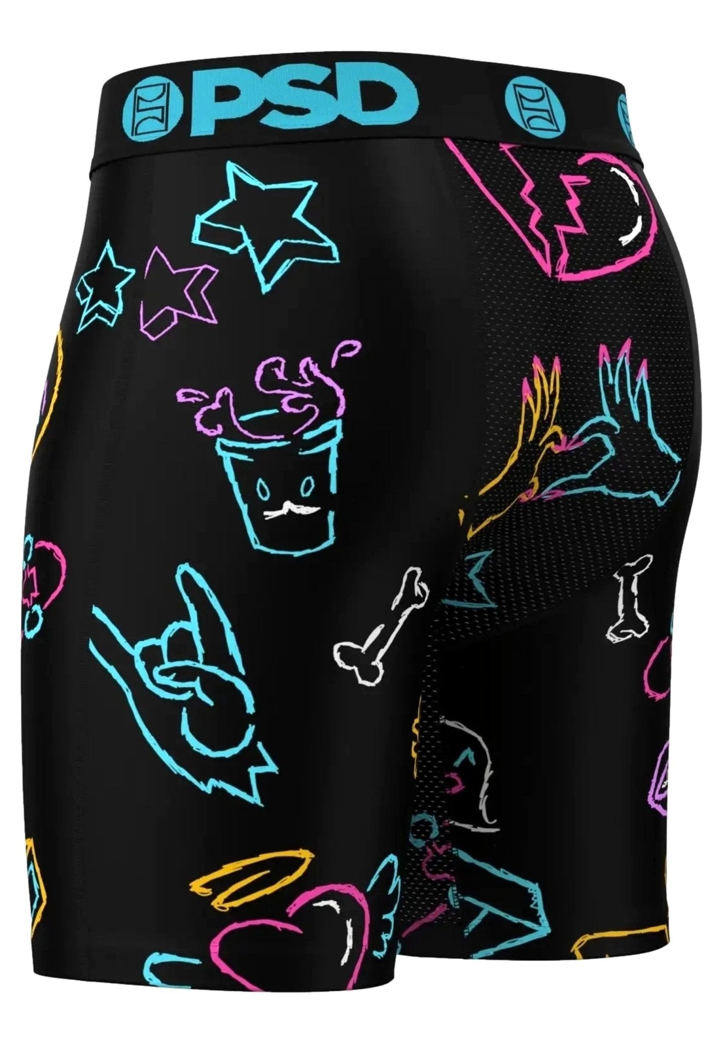 BOXER PSD NEGRO NEON SCRIBE CORE FIT LENGHT - AREA ZERO