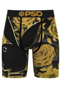 BOXER PSD NEGRO PLAYBOY GOLD PETALS STANDARD LENGHT TRUNK