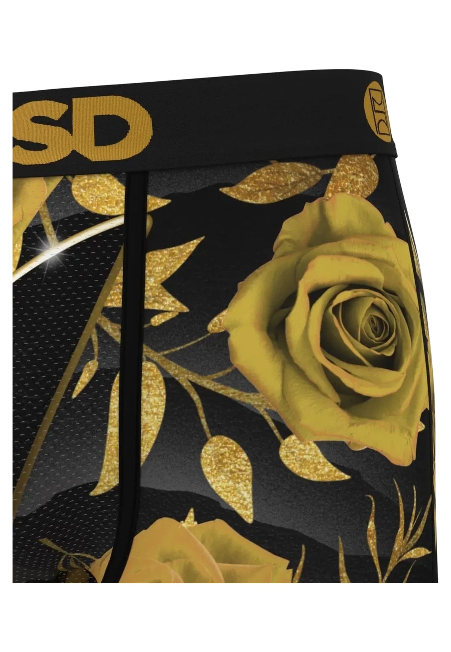 BOXER PSD NEGRO PLAYBOY GOLD PETALS STANDARD LENGHT TRUNK