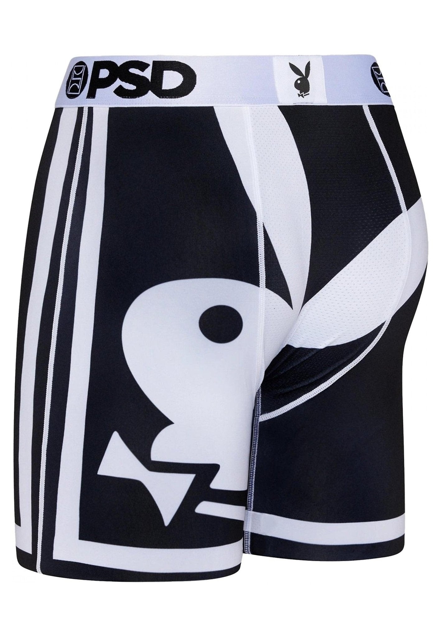 BOXER PSD NEGRO PLAYBOY LOGO BIG BUNNY CORE FIT LENGHT - AREA ZERO