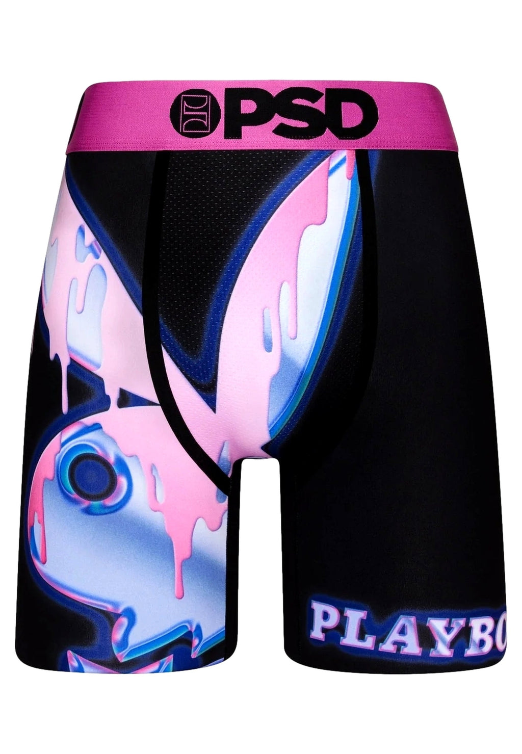 BOXER PSD NEGRO PLAYBOY LOGO CHROMED DRIP CORE FIT LENGHT