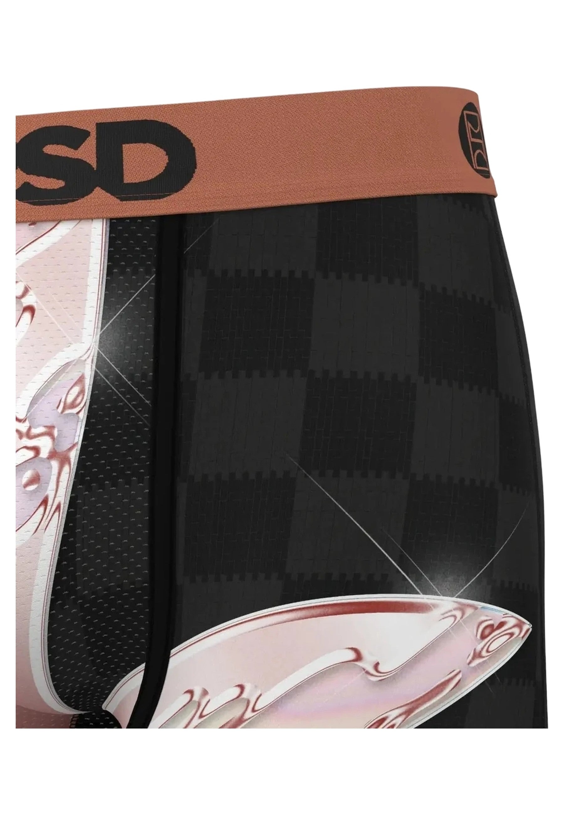 BOXER PSD NEGRO PLAYBOY LOGO PB ROSE DRIPPIN STANDARD LENGHT TRUNK
