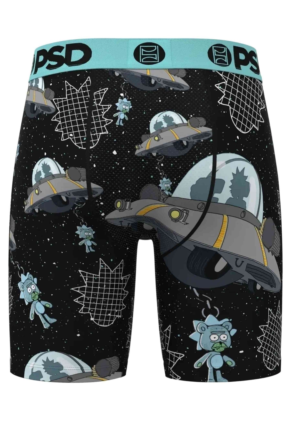 BOXER PSD NEGRO RICK Y MORTY SPACE KEYS STANDARD LENGTH TRUNK