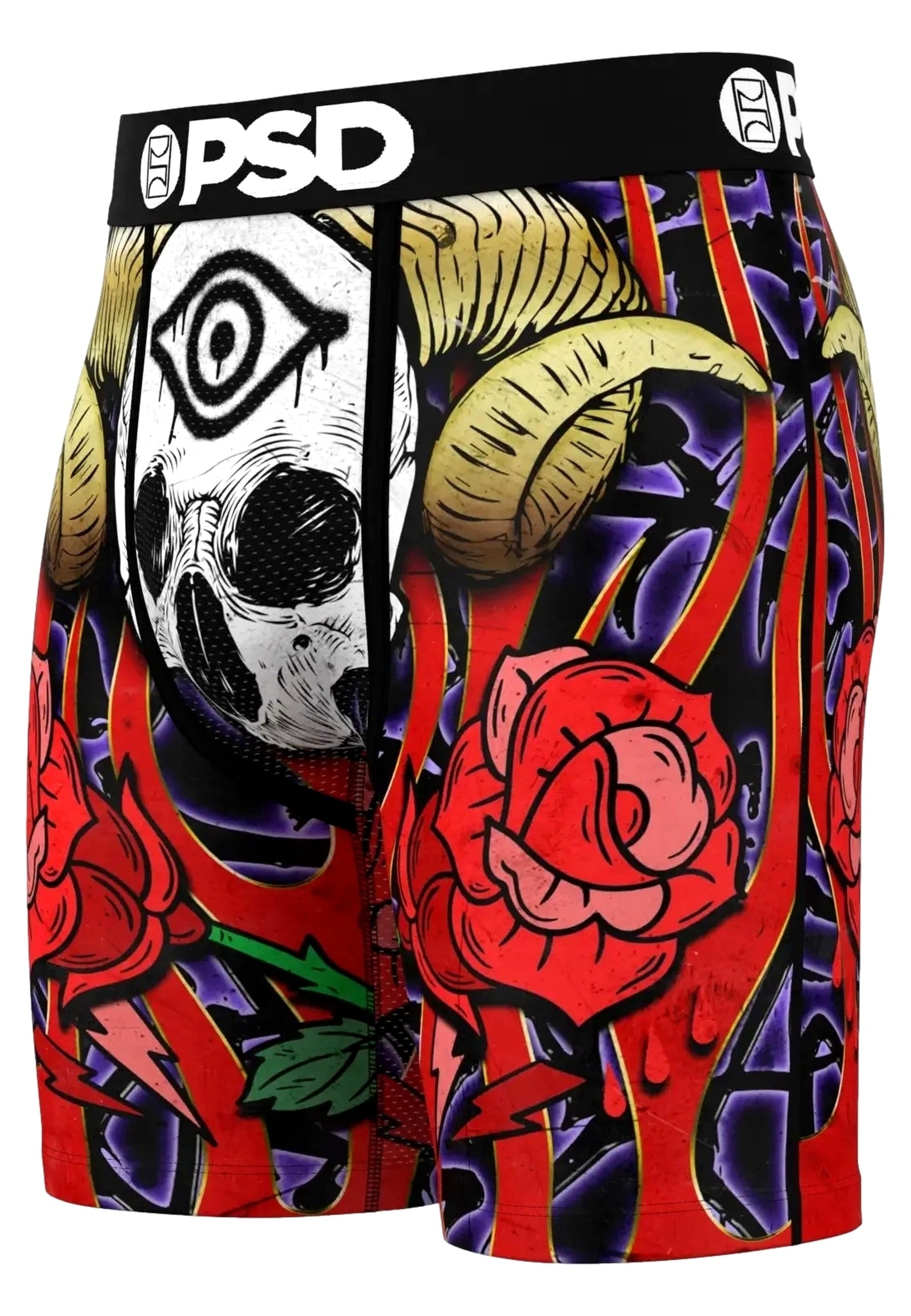 BOXER PSD ROJO CALAVERA BONES CORE FIT LENGHT